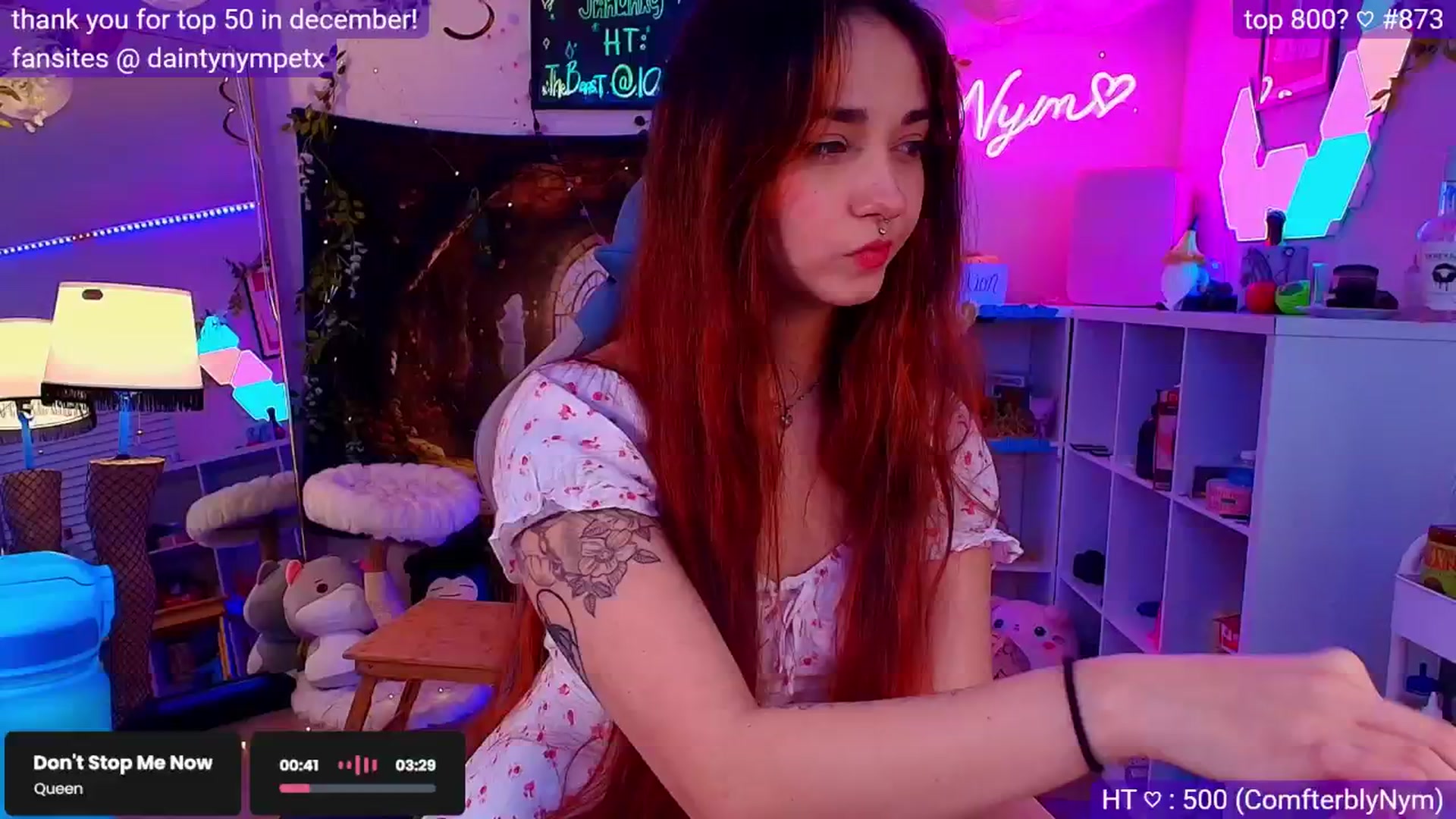 Gallery image thumbnail from Nym_x's myfreecams stream on, 02/01/2025, 05:35 image 1 of 20
