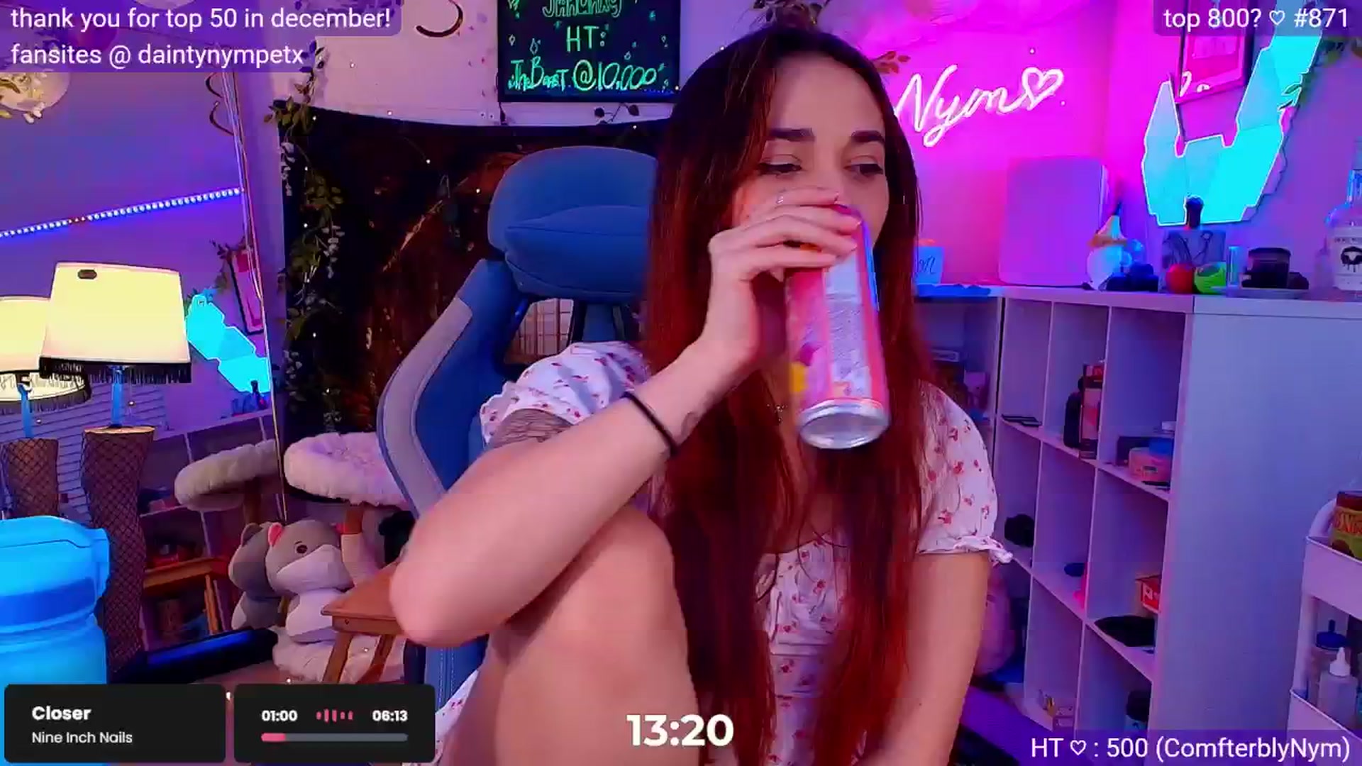 Gallery image thumbnail from Nym_x's myfreecams stream on, 02/01/2025, 05:35 image 13 of 20