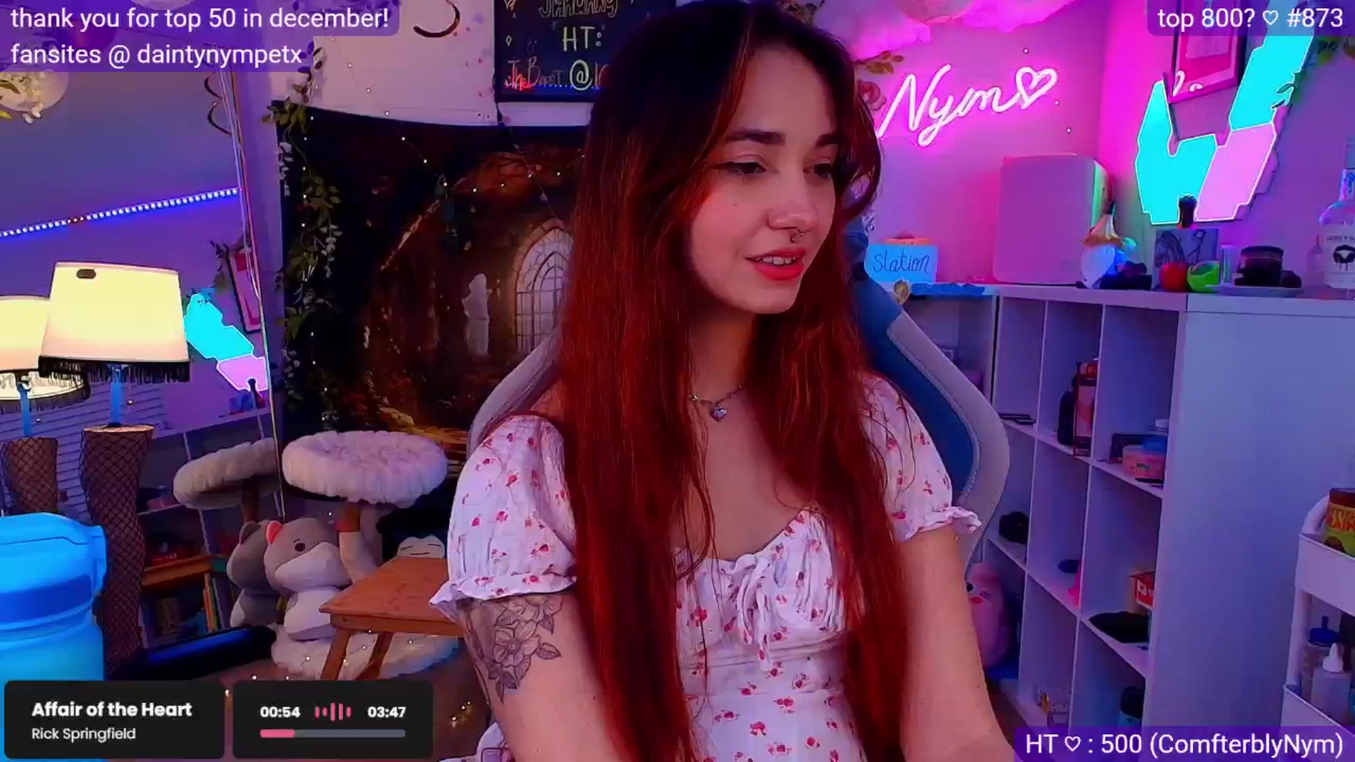 Gallery image thumbnail from Nym_x's myfreecams stream on, 02/01/2025, 05:35 image 5 of 20