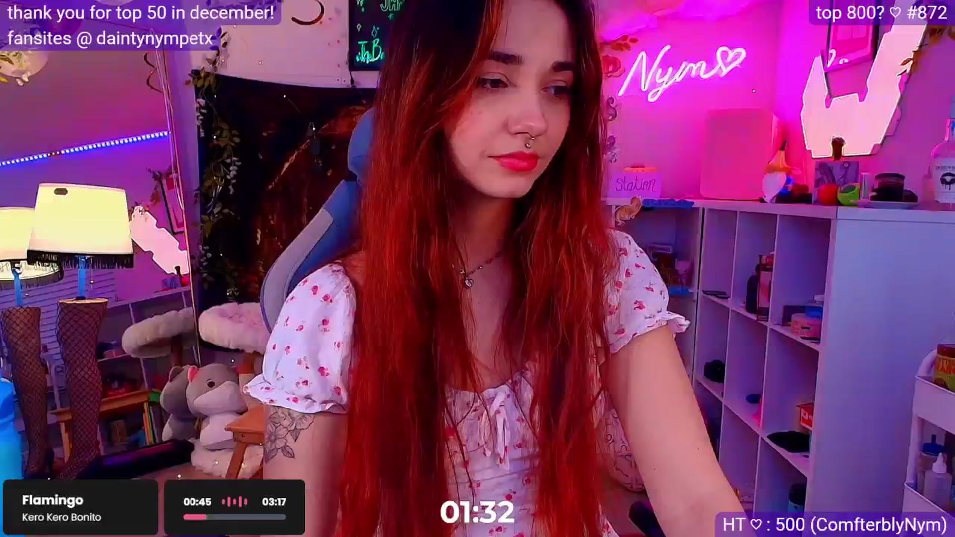 Gallery image thumbnail from Nym_x's myfreecams stream on, 02/01/2025, 05:35 image 19 of 20