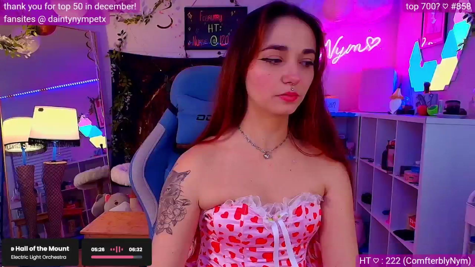 Gallery image thumbnail from Nym_x's myfreecams stream on, 02/02/2025, 05:28 image 6 of 20