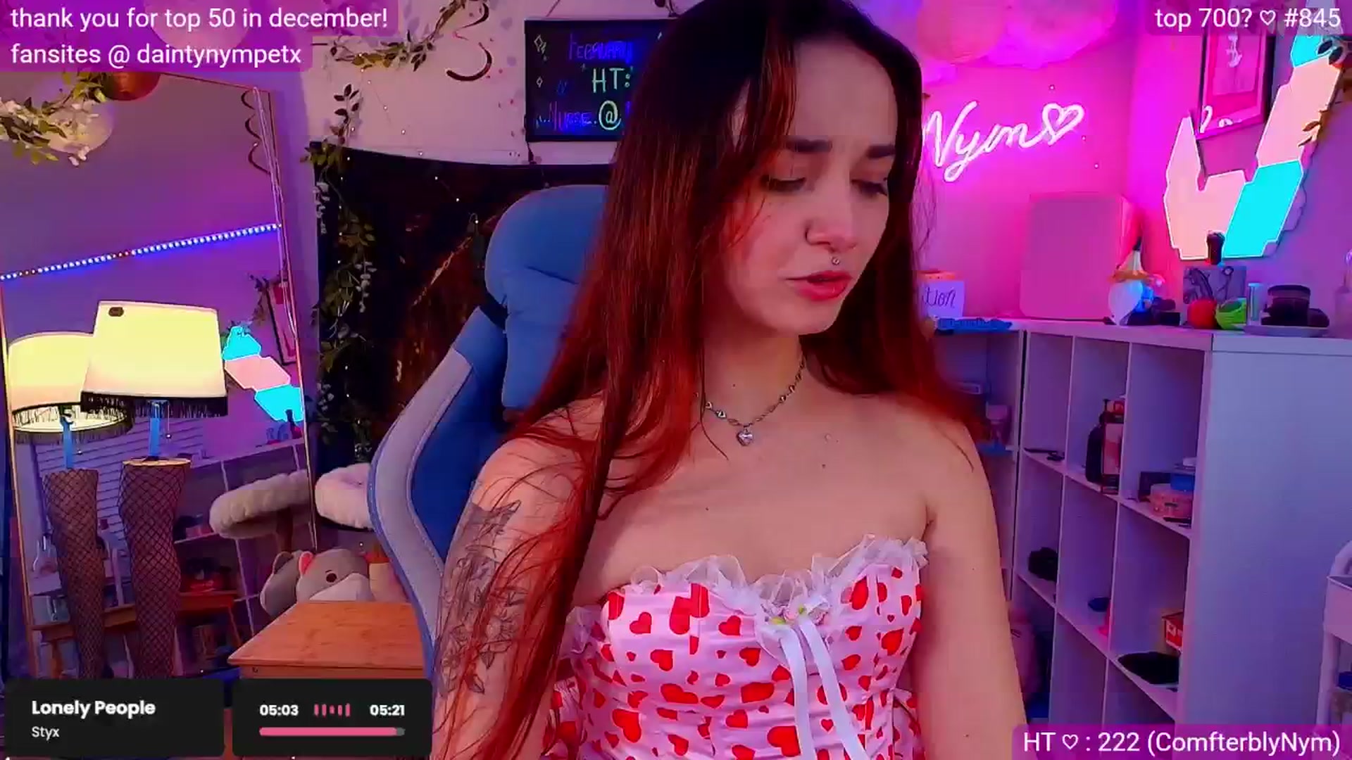 Gallery image thumbnail from Nym_x's myfreecams stream on, 02/02/2025, 05:28 image 7 of 20
