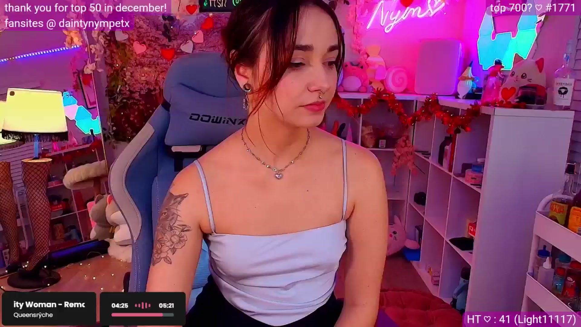 Gallery image thumbnail from Nym_x's myfreecams stream on, 02/06/2025, 02:53 image 4 of 20
