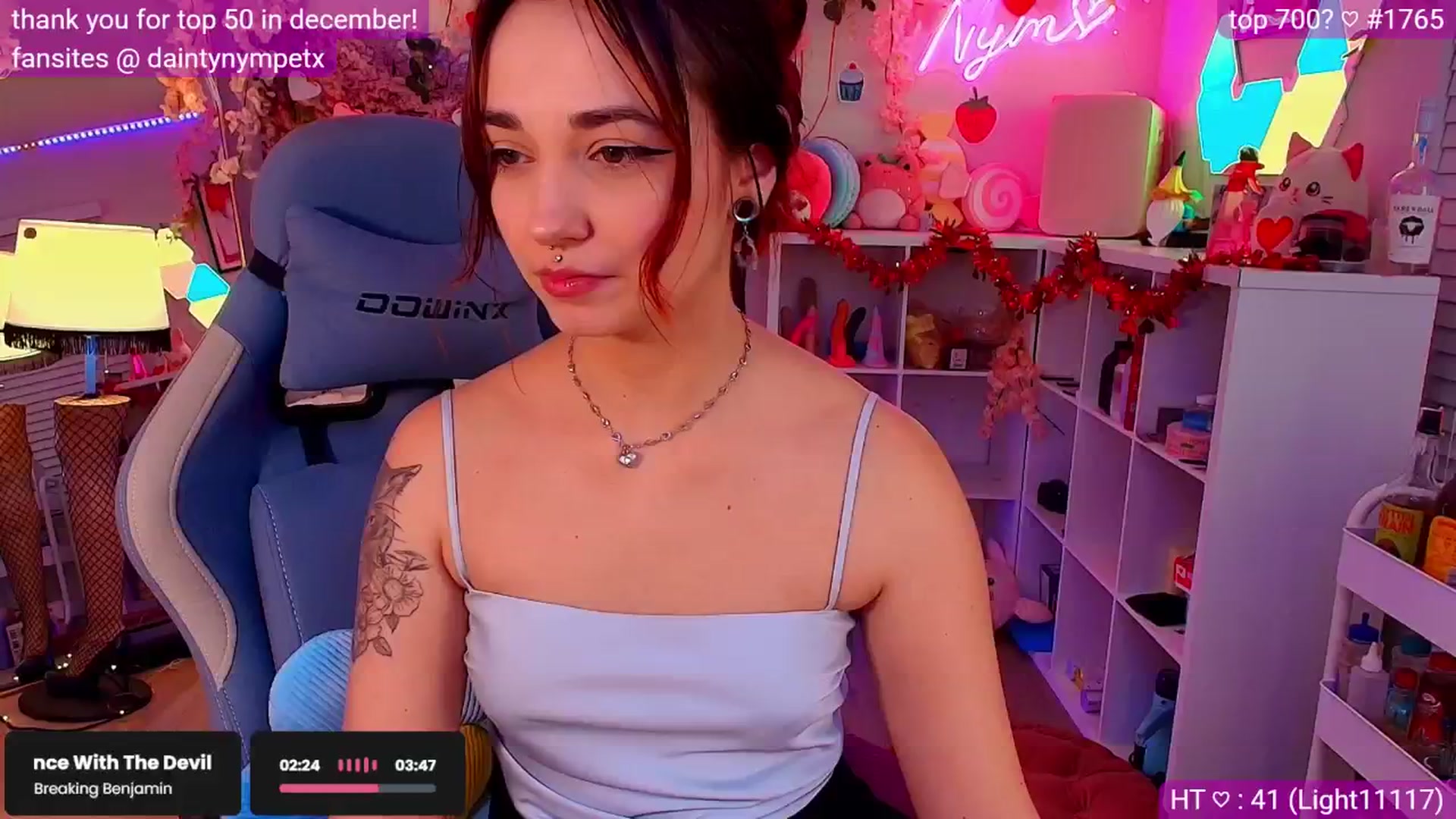 Gallery image thumbnail from Nym_x's myfreecams stream on, 02/06/2025, 02:53 image 8 of 20