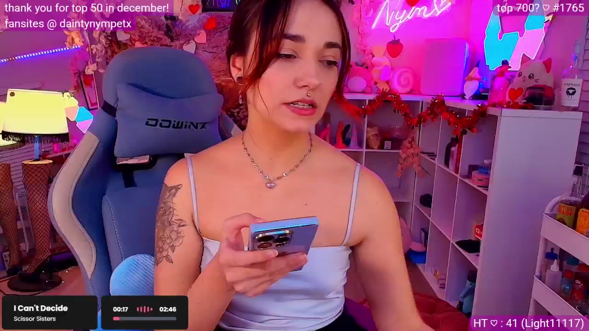 Gallery image thumbnail from Nym_x's myfreecams stream on, 02/06/2025, 02:53 image 10 of 20