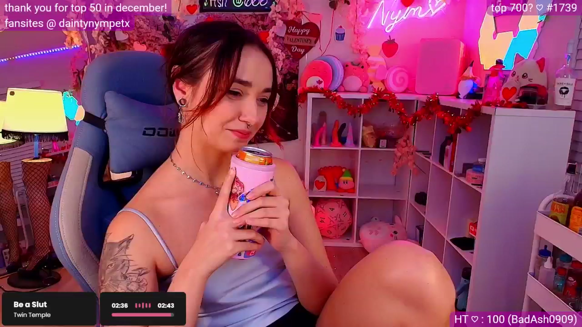 Gallery image thumbnail from Nym_x's myfreecams stream on, 02/06/2025, 02:53 image 20 of 20