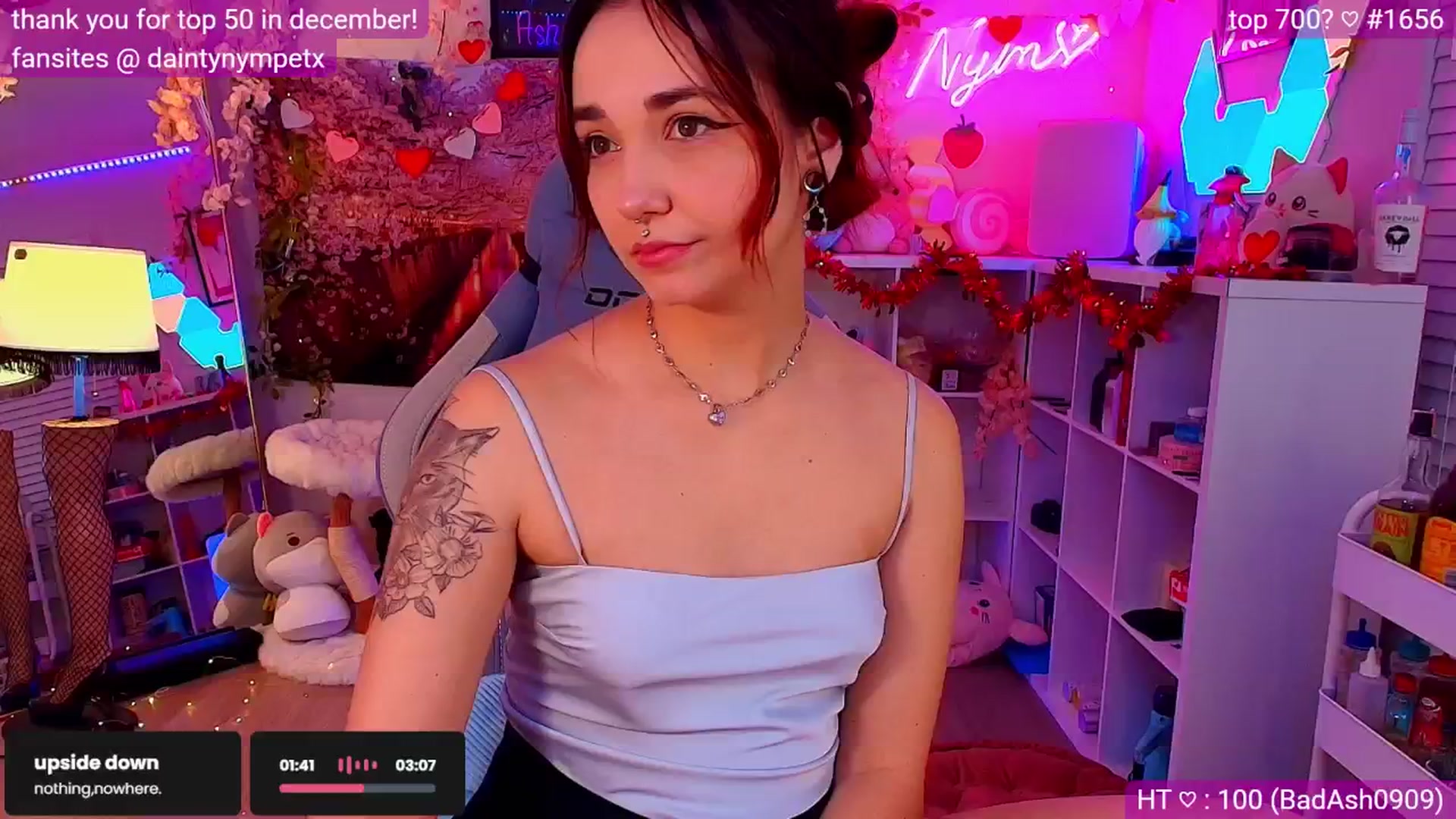 Gallery image thumbnail from Nym_x's myfreecams stream on, 02/06/2025, 04:33 image 3 of 20