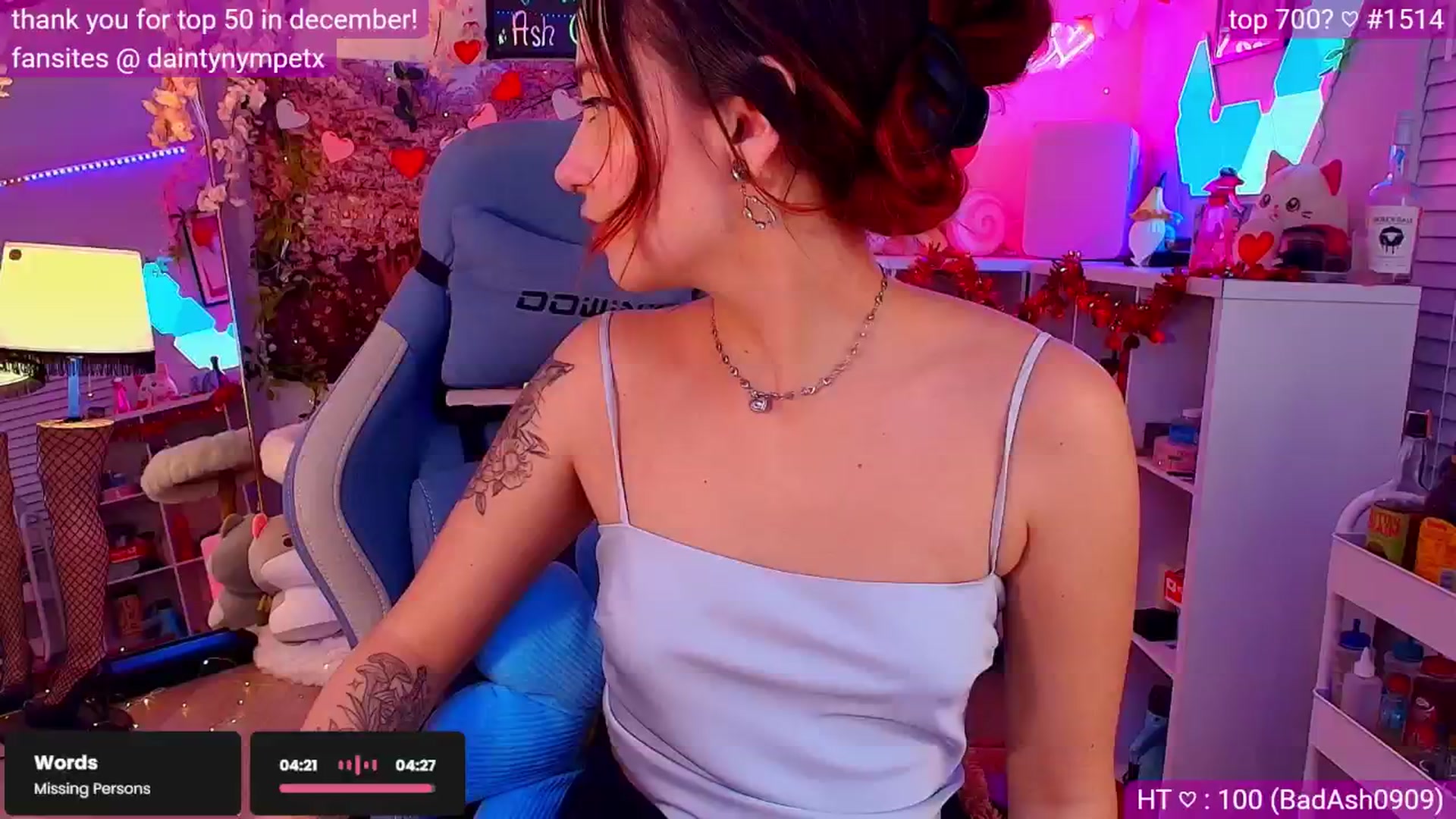 Gallery image thumbnail from Nym_x's myfreecams stream on, 02/06/2025, 04:33 image 10 of 20