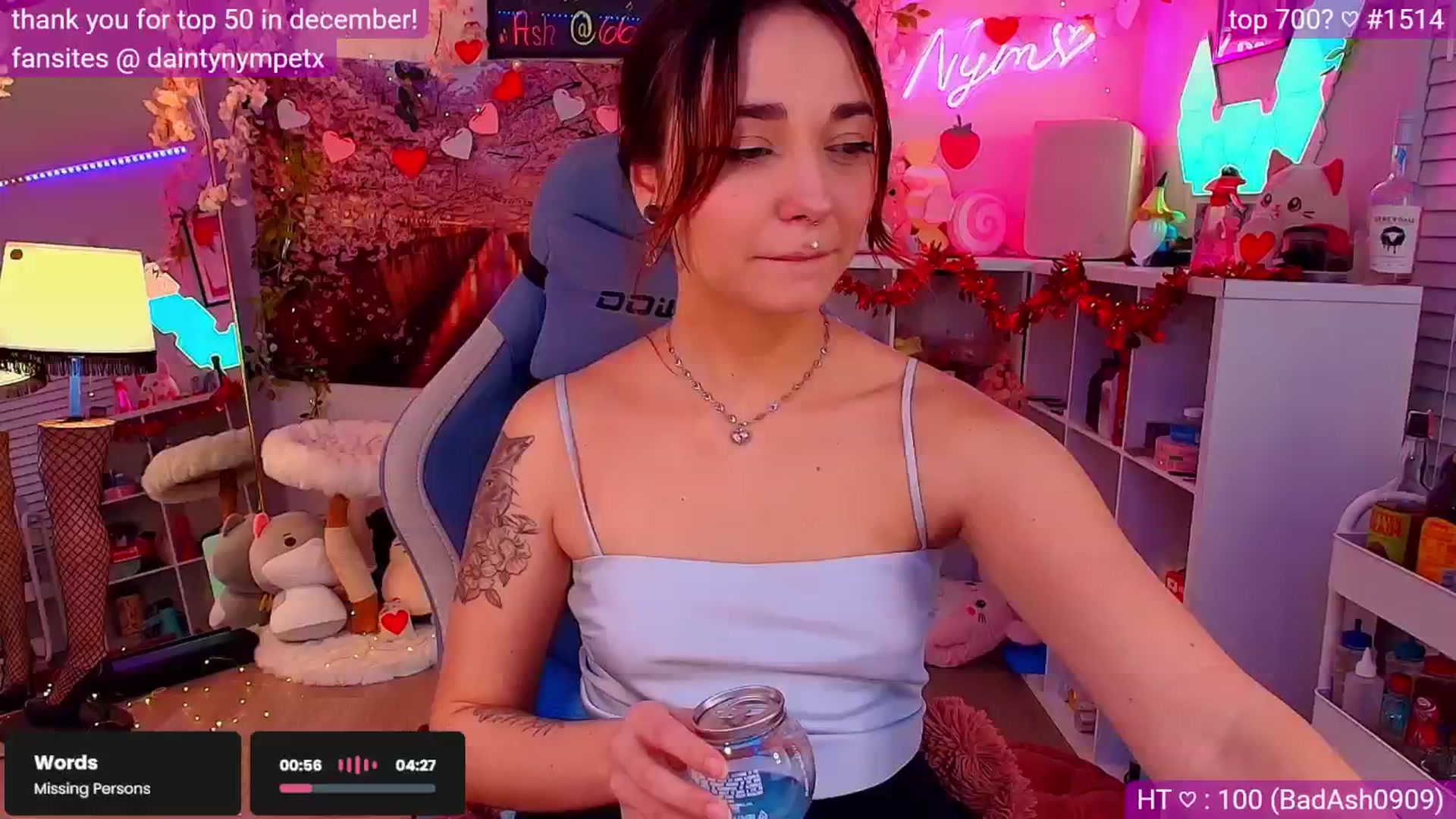 Gallery image thumbnail from Nym_x's myfreecams stream on, 02/06/2025, 04:33 image 9 of 20