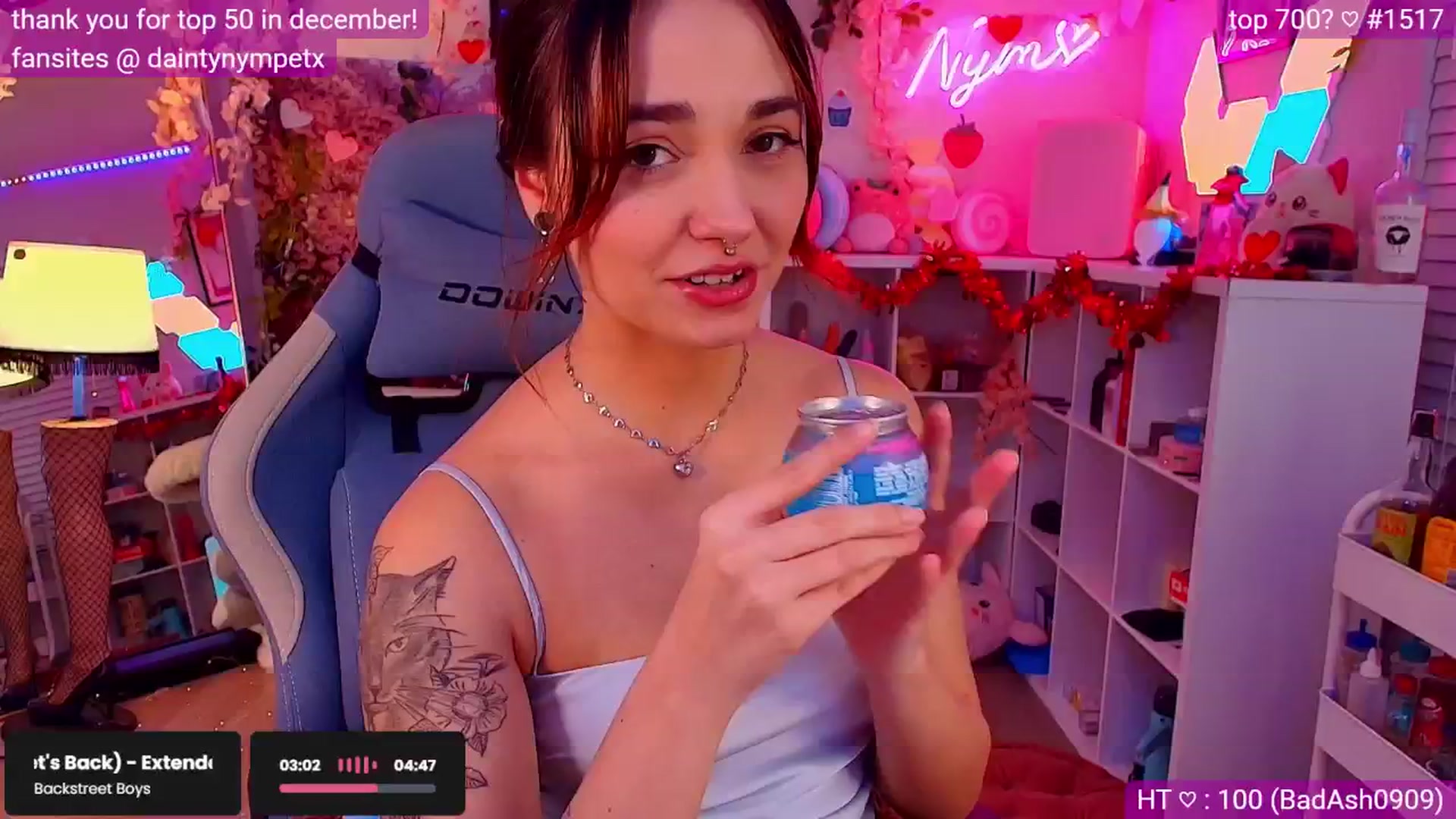 Gallery image thumbnail from Nym_x's myfreecams stream on, 02/06/2025, 04:33 image 6 of 20