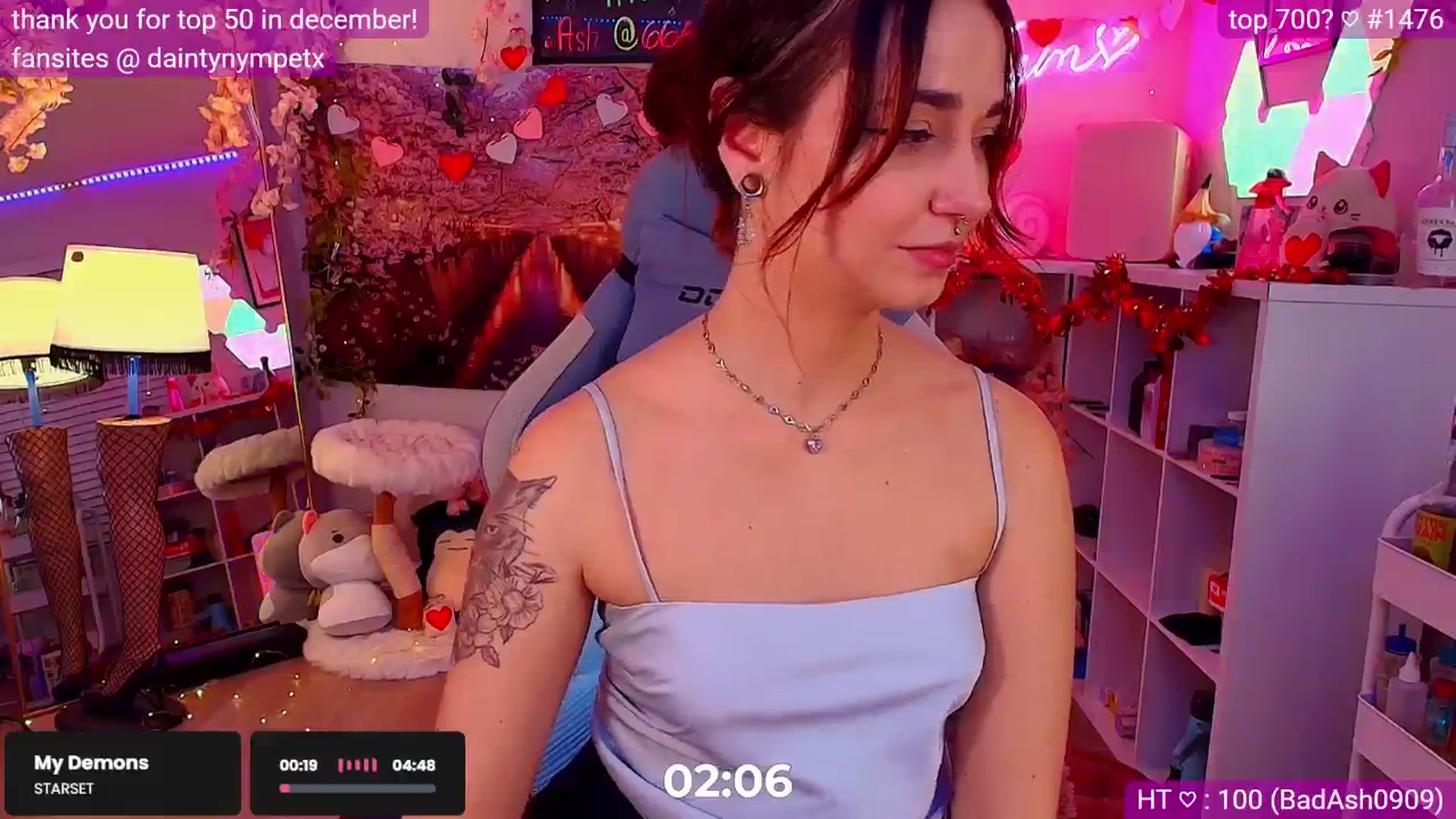 Gallery image thumbnail from Nym_x's myfreecams stream on, 02/06/2025, 05:25 image 5 of 20