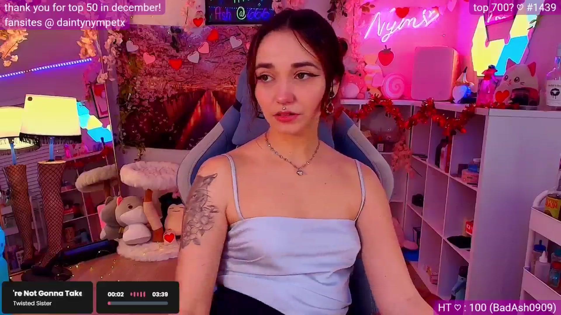 Gallery image thumbnail from Nym_x's myfreecams stream on, 02/06/2025, 05:25 image 8 of 20