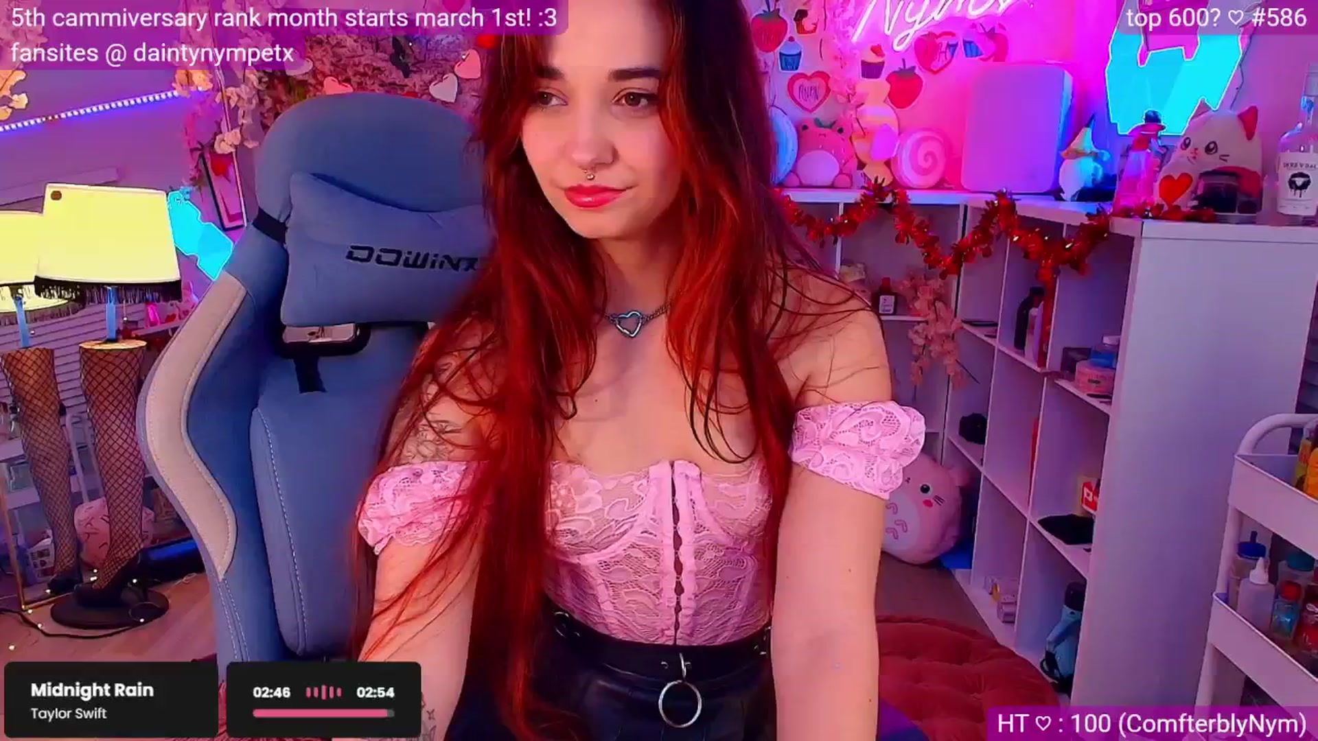 Gallery image thumbnail from Nym_x's myfreecams stream on, 02/09/2025, 05:36 image 8 of 20