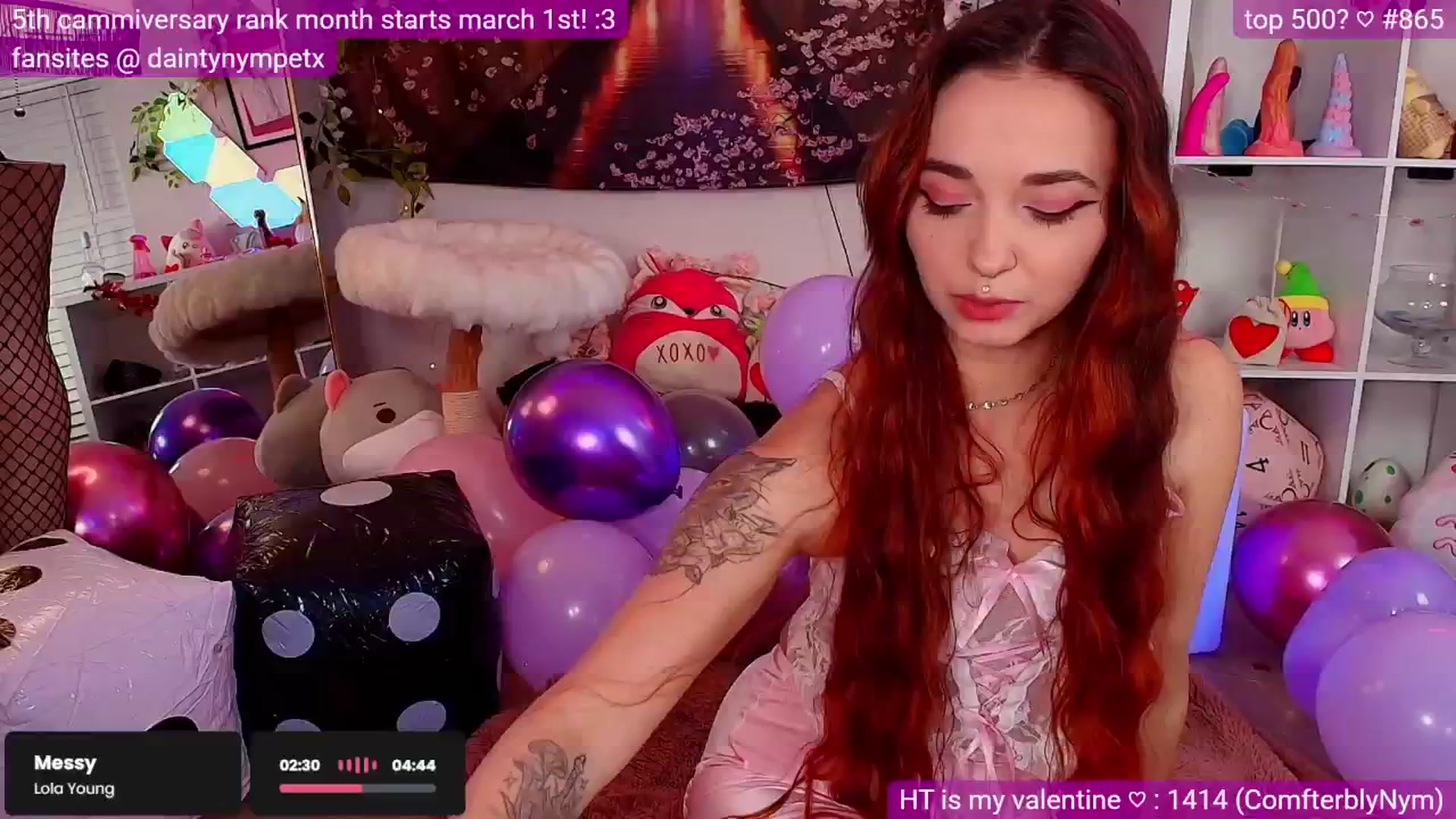 Gallery image thumbnail from Nym_x's myfreecams stream on, 02/16/2025, 05:50 image 4 of 20