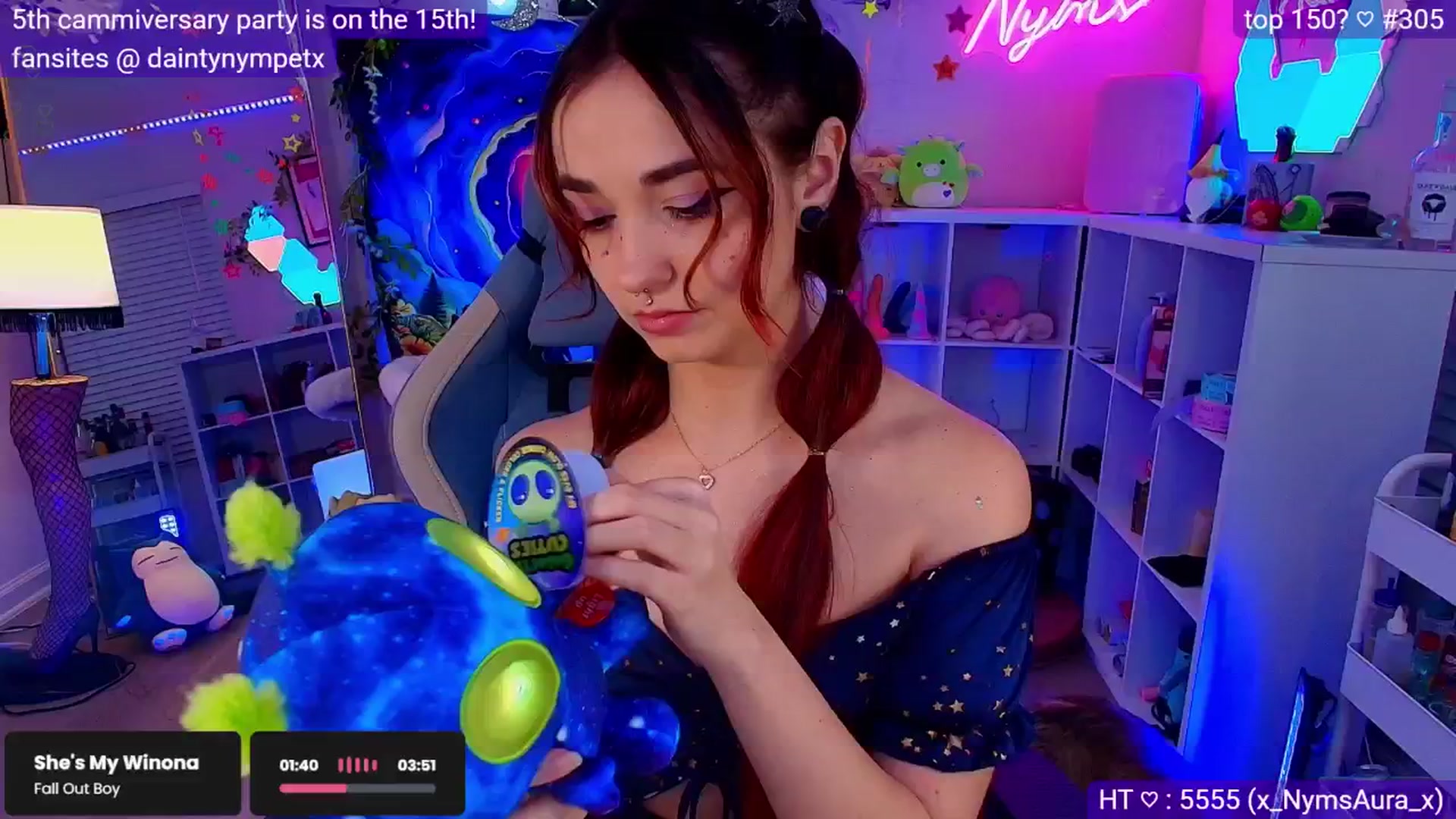 Gallery image thumbnail from Nym_x's myfreecams stream on, 03/02/2025, 04:40 image 1 of 20