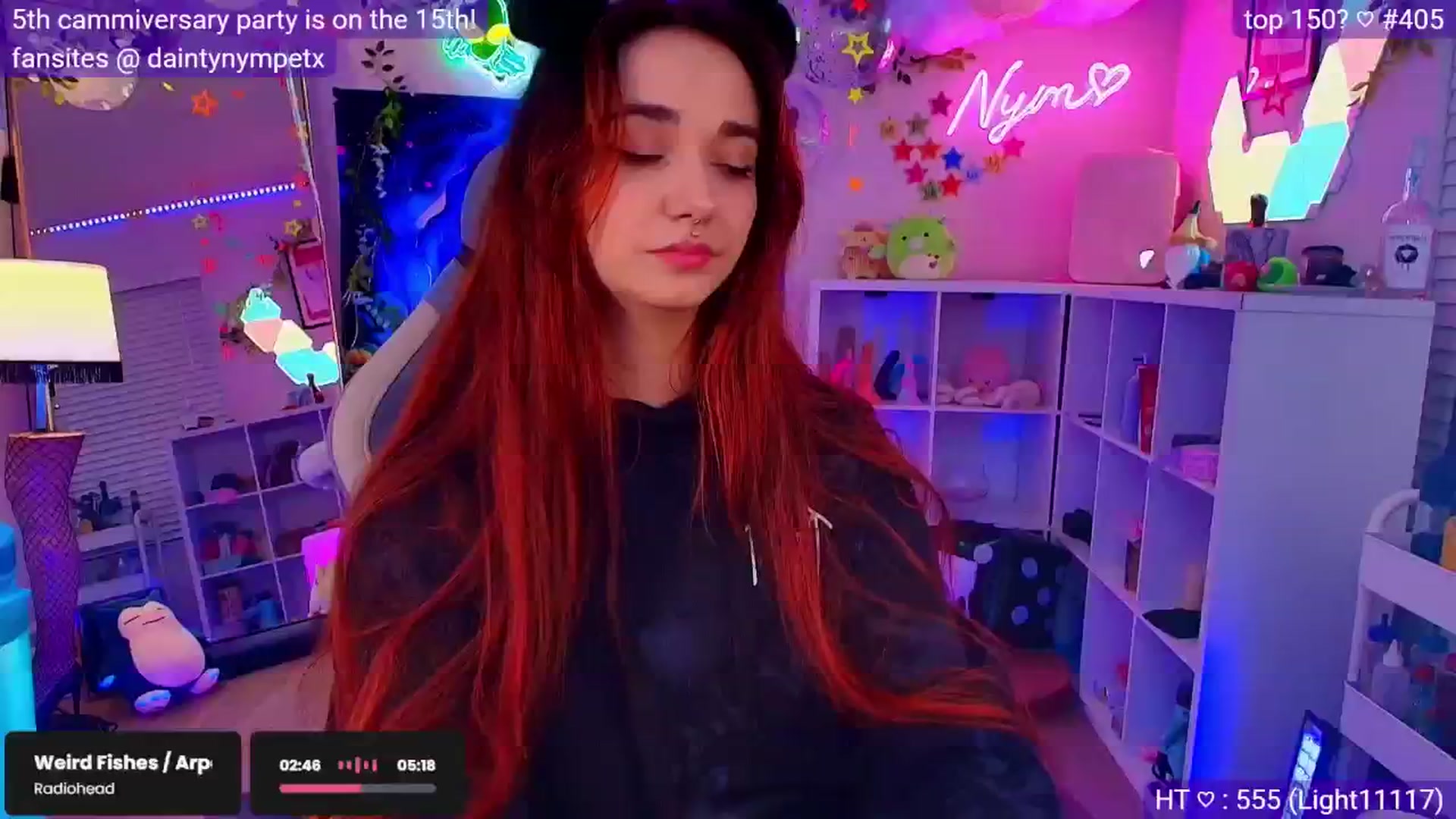 Gallery image thumbnail from Nym_x's myfreecams stream on, 03/06/2025, 04:31 image 6 of 20