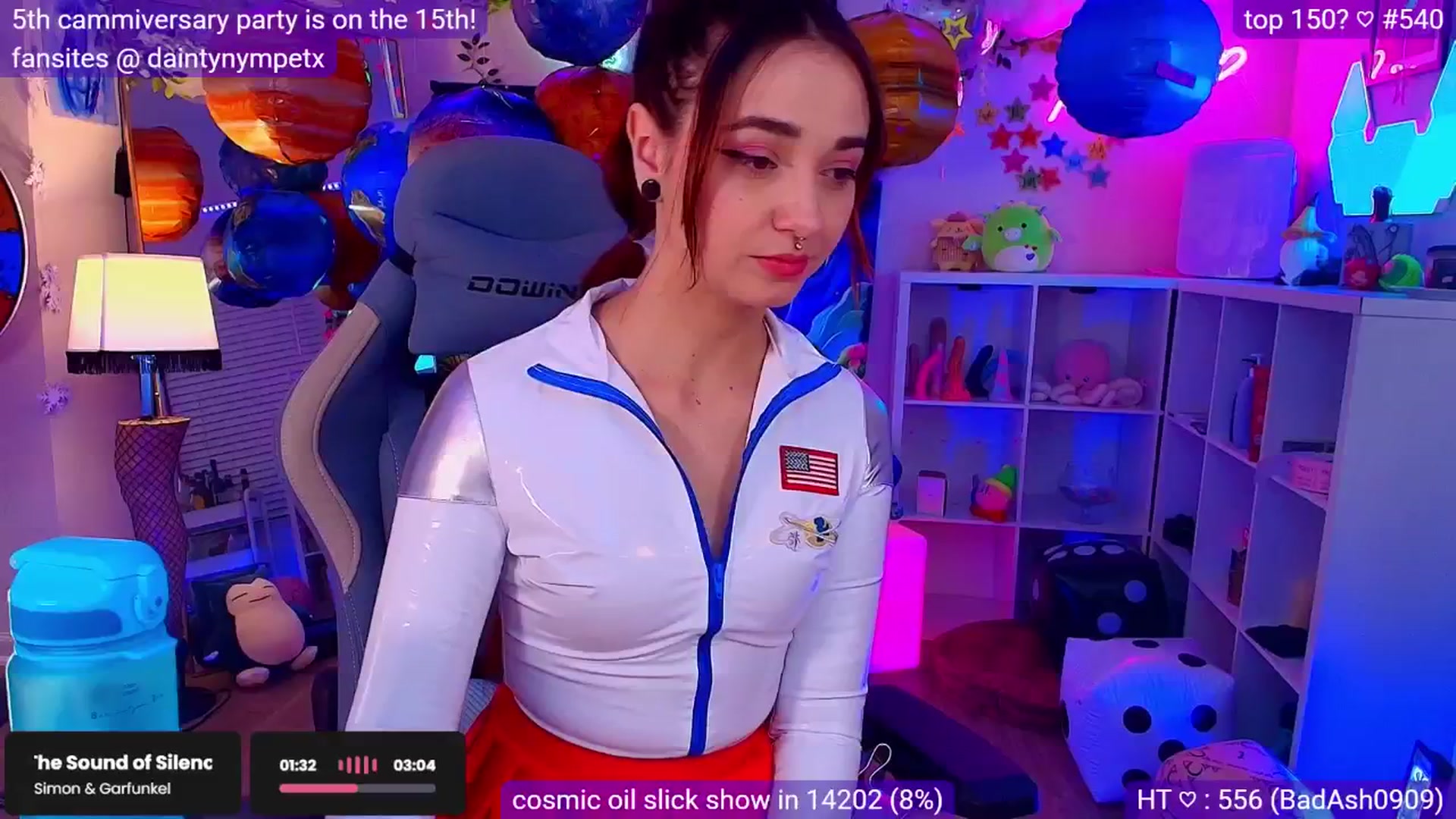 Gallery image thumbnail from Nym_x's myfreecams stream on, 03/09/2025, 05:08 image 9 of 20