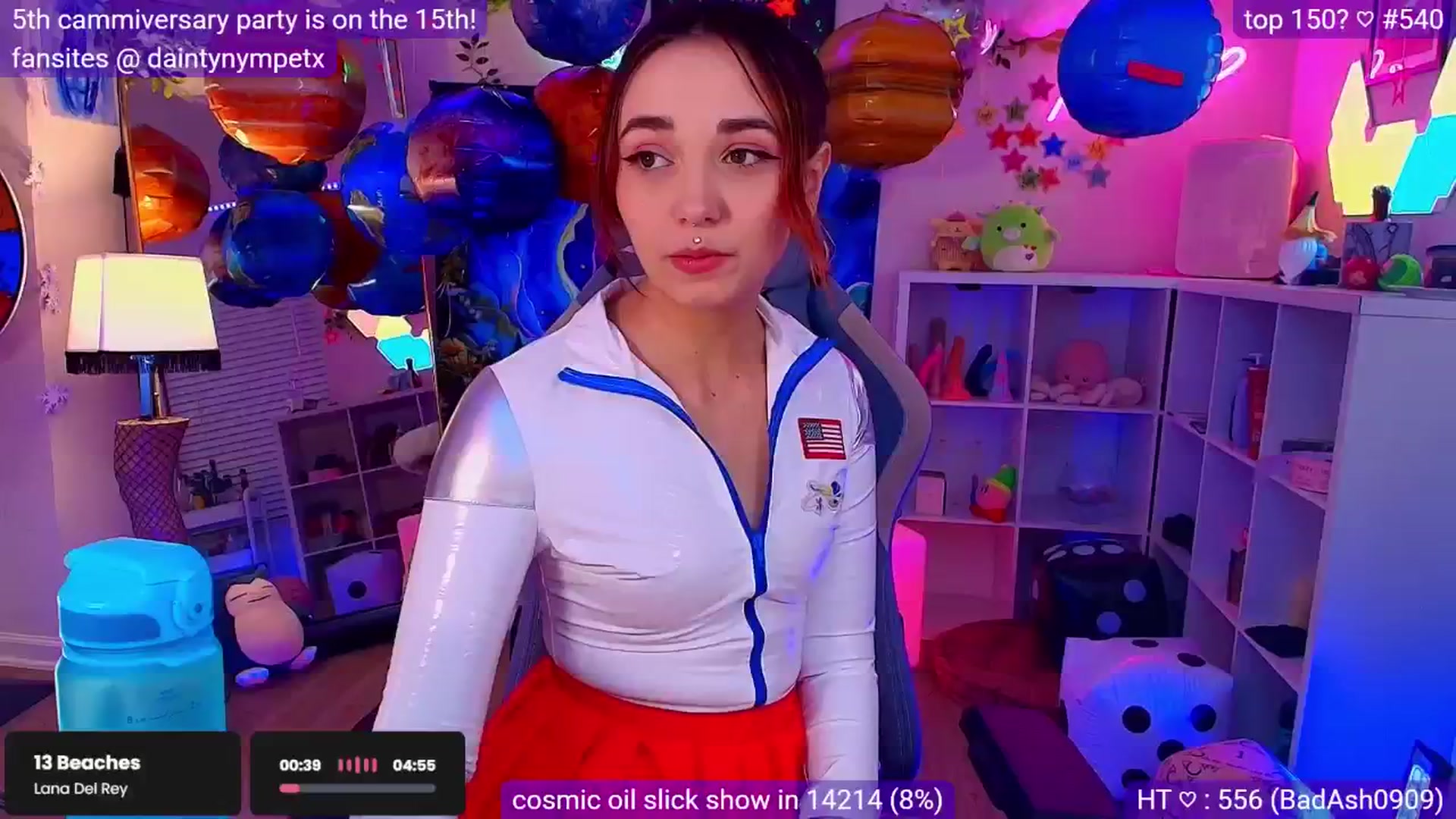 Gallery image thumbnail from Nym_x's myfreecams stream on, 03/09/2025, 05:08 image 8 of 20