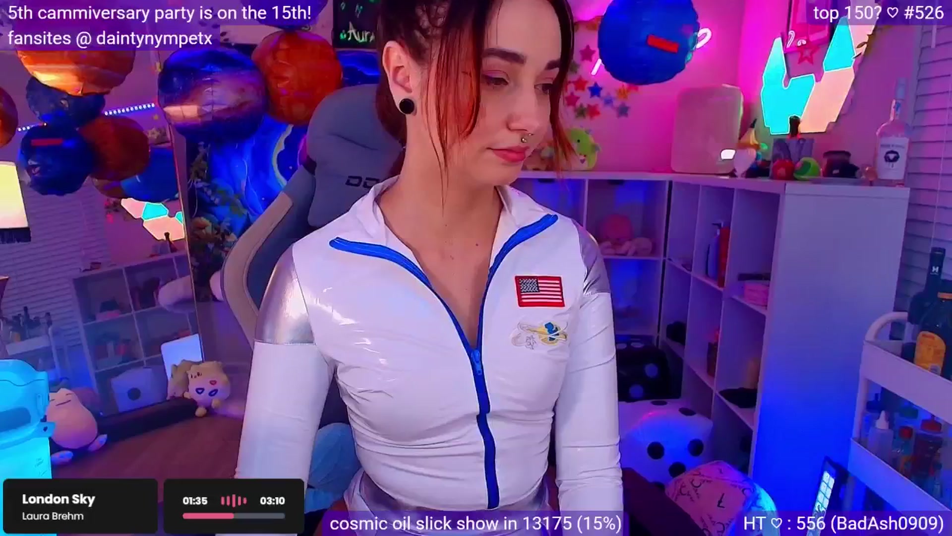 Gallery image thumbnail from Nym_x's myfreecams stream on, 03/09/2025, 05:08 image 12 of 20