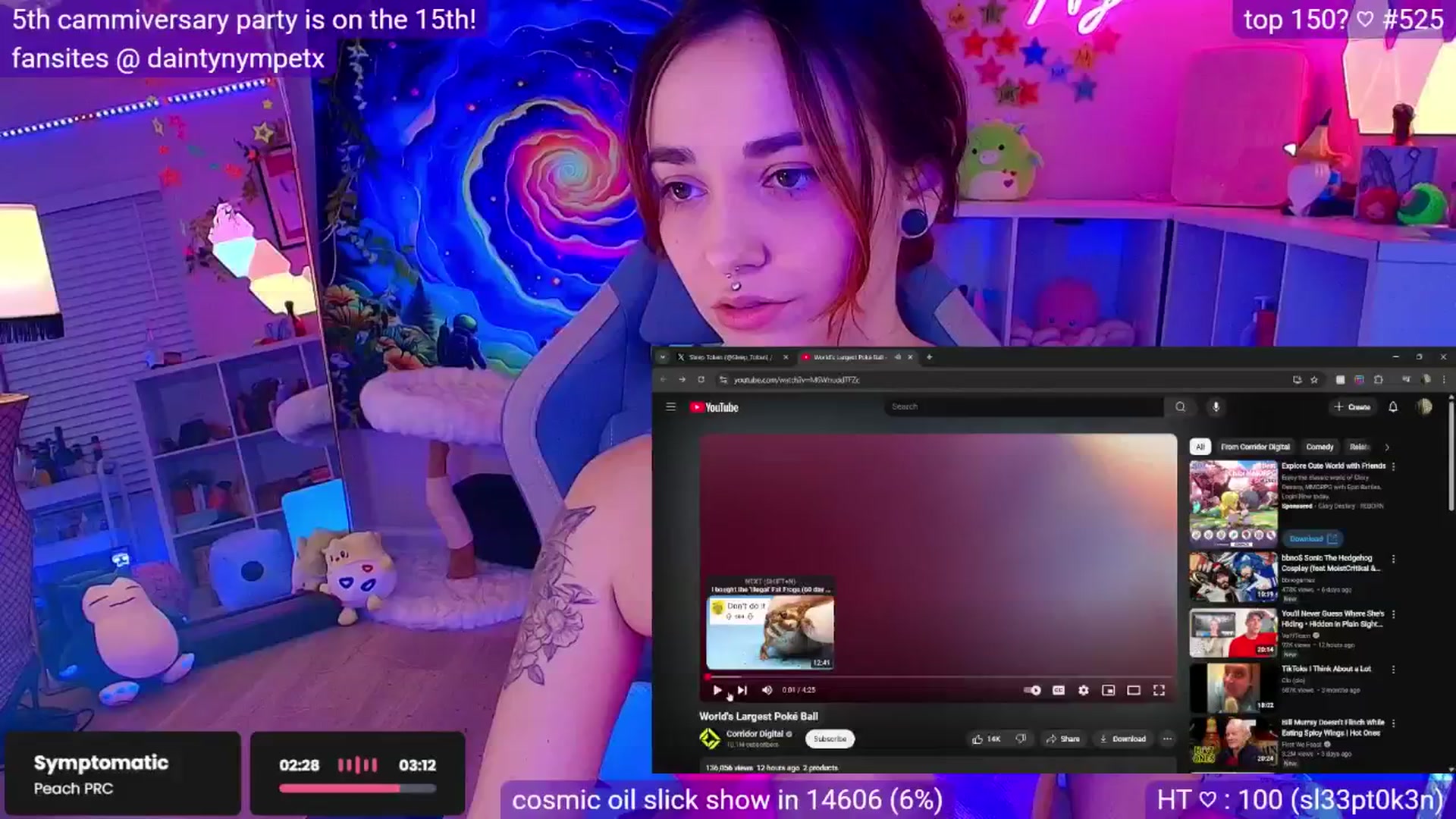 Gallery image thumbnail from Nym_x's myfreecams stream on, 03/10/2025, 04:48 image 12 of 20