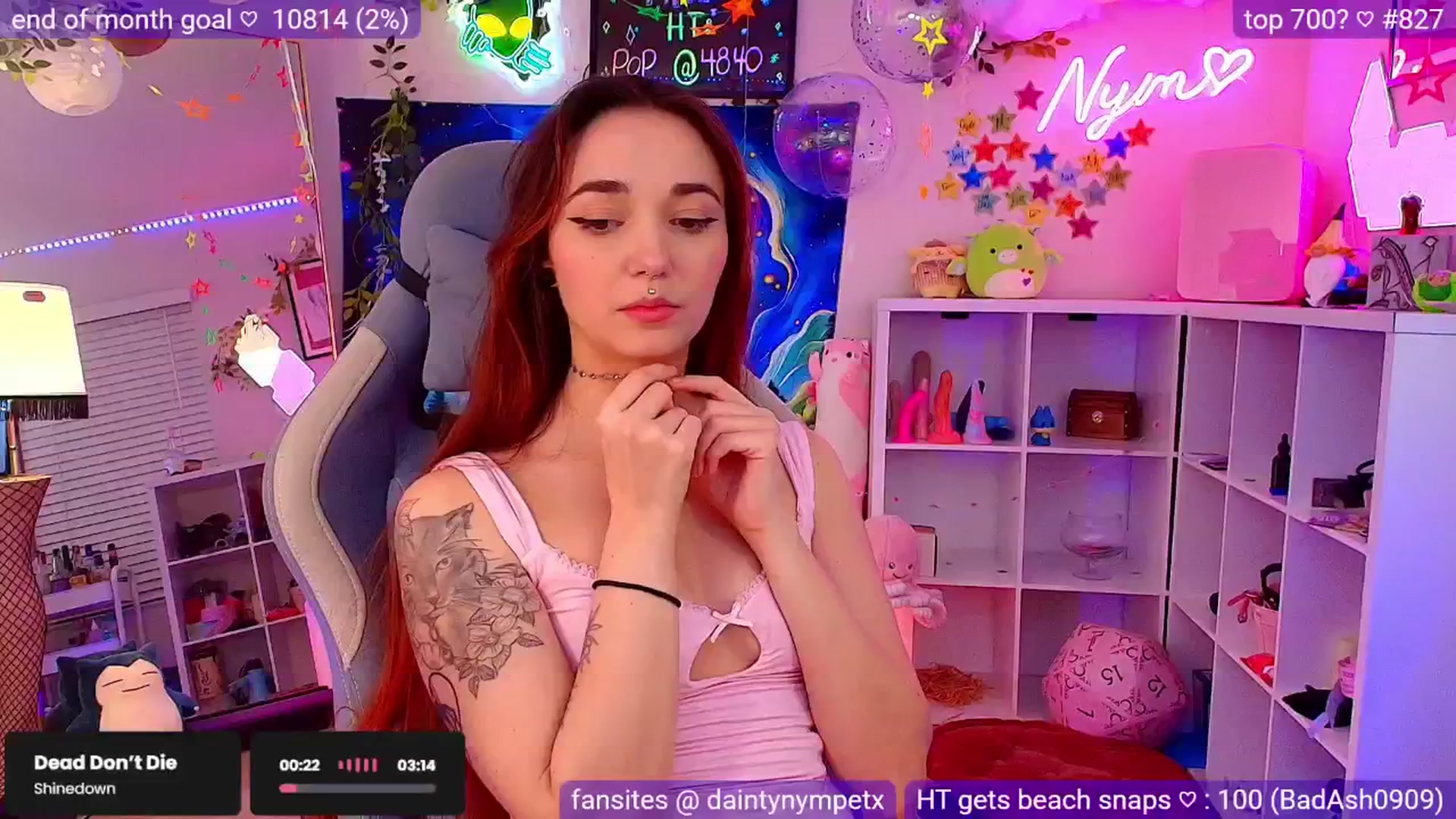 Gallery image thumbnail from Nym_x's myfreecams stream on, 04/28/2025, 04:49 image 3 of 20