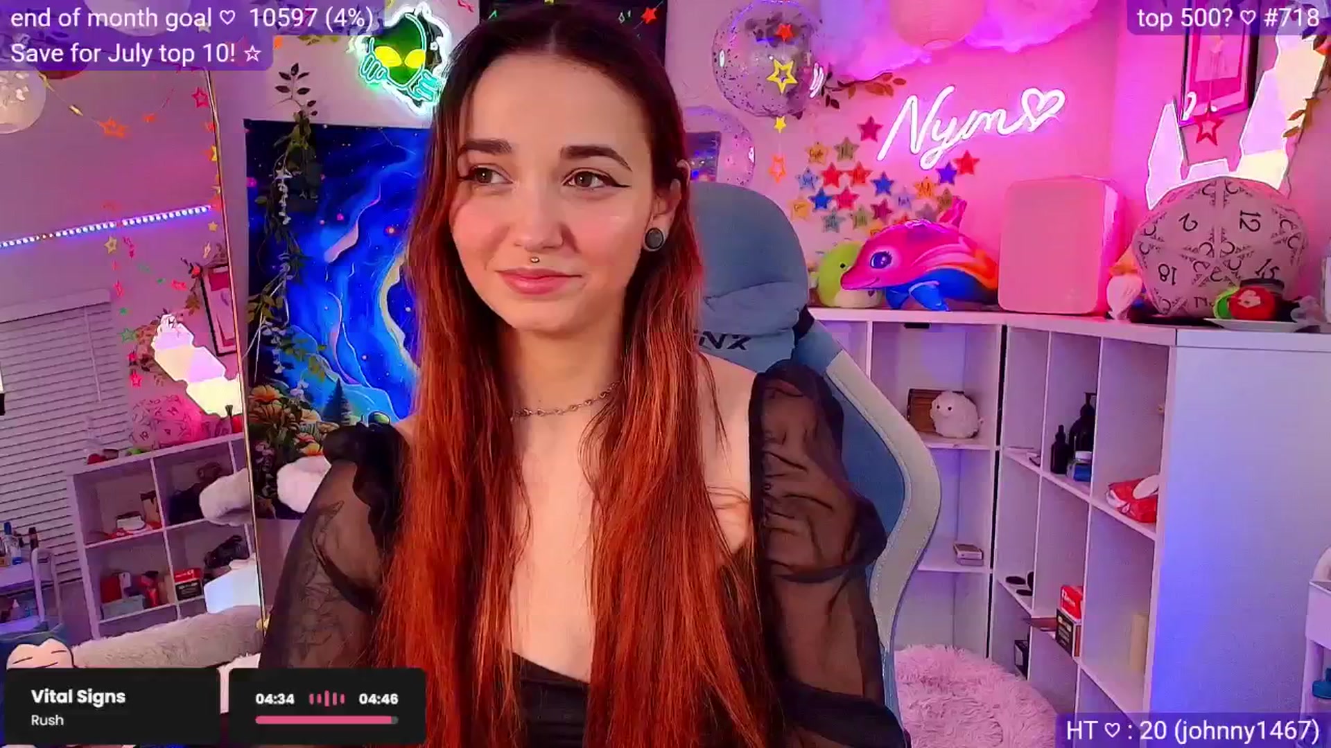 Gallery image thumbnail from Nym_x's myfreecams stream on, 05/30/2025, 03:05 image 2 of 20