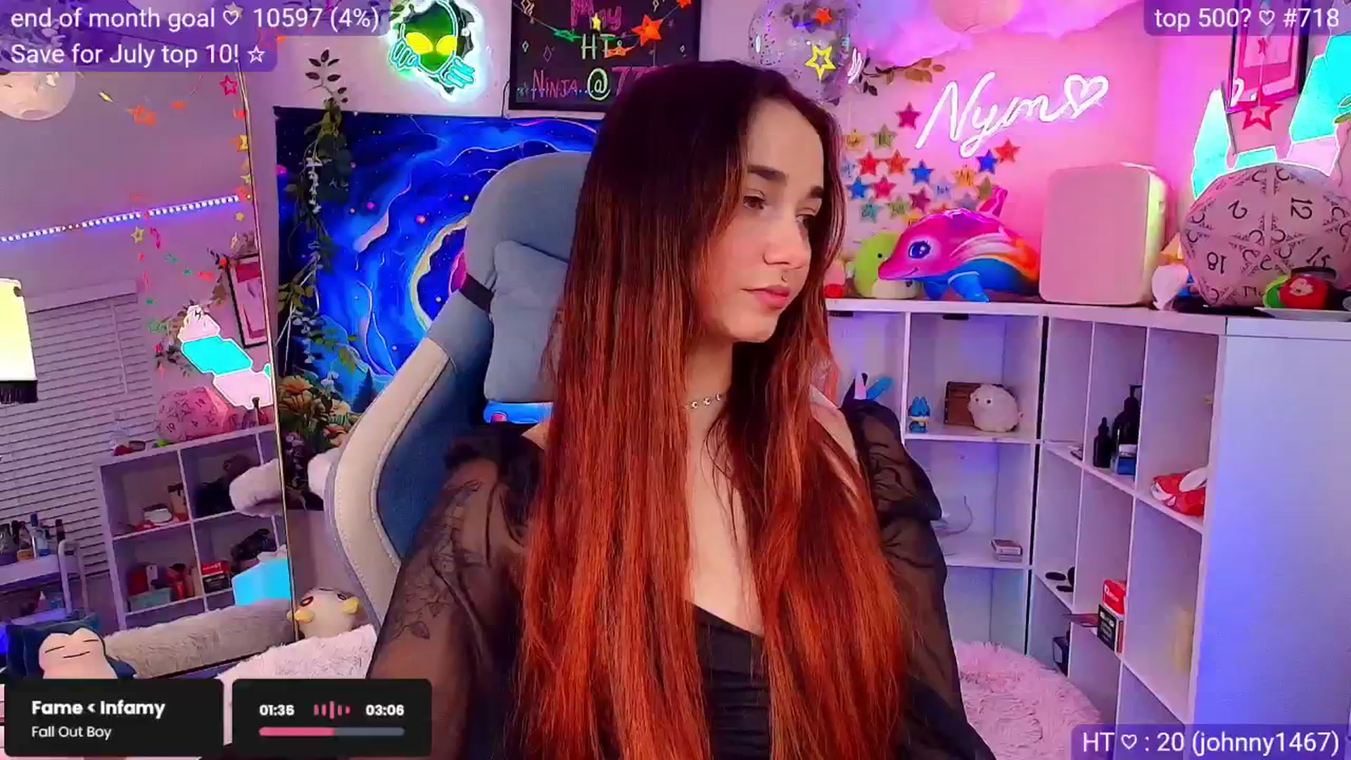 Gallery image thumbnail from Nym_x's myfreecams stream on, 05/30/2025, 03:05 image 6 of 20