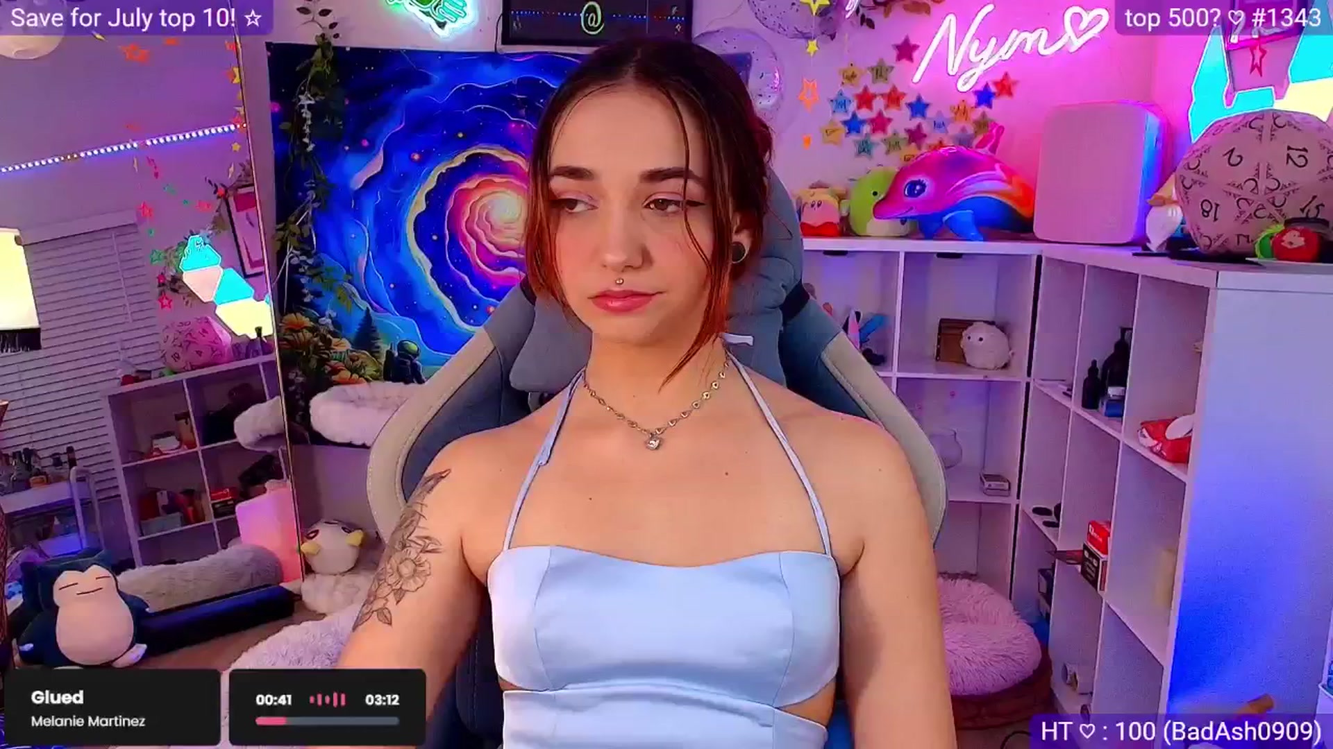 Gallery image thumbnail from Nym_x's myfreecams stream on, 06/02/2025, 03:47 image 14 of 20