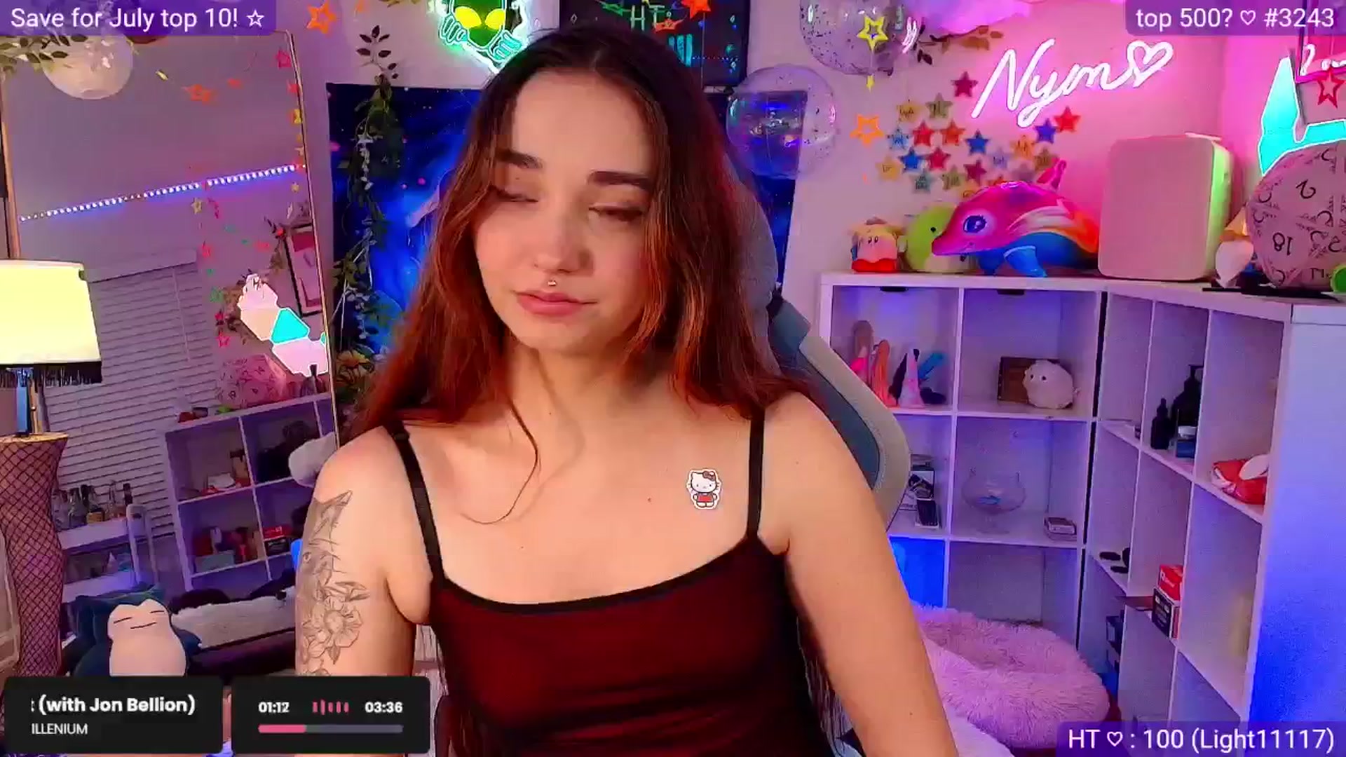 Gallery image thumbnail from Nym_x's myfreecams stream on, 06/05/2025, 01:39 image 15 of 20