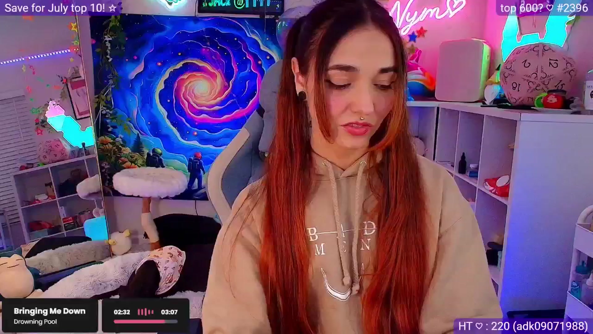 Gallery image thumbnail from Nym_x's myfreecams stream on, 06/14/2025, 04:20 image 10 of 20