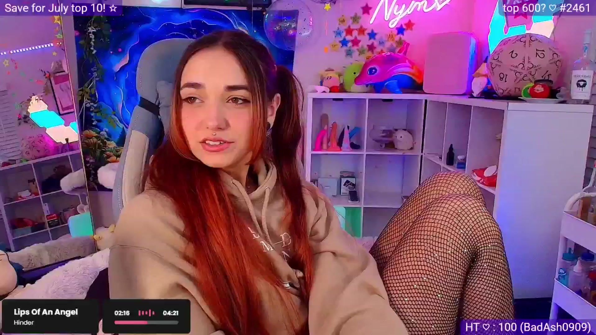 Gallery image thumbnail from Nym_x's myfreecams stream on, 06/14/2025, 04:20 image 3 of 20