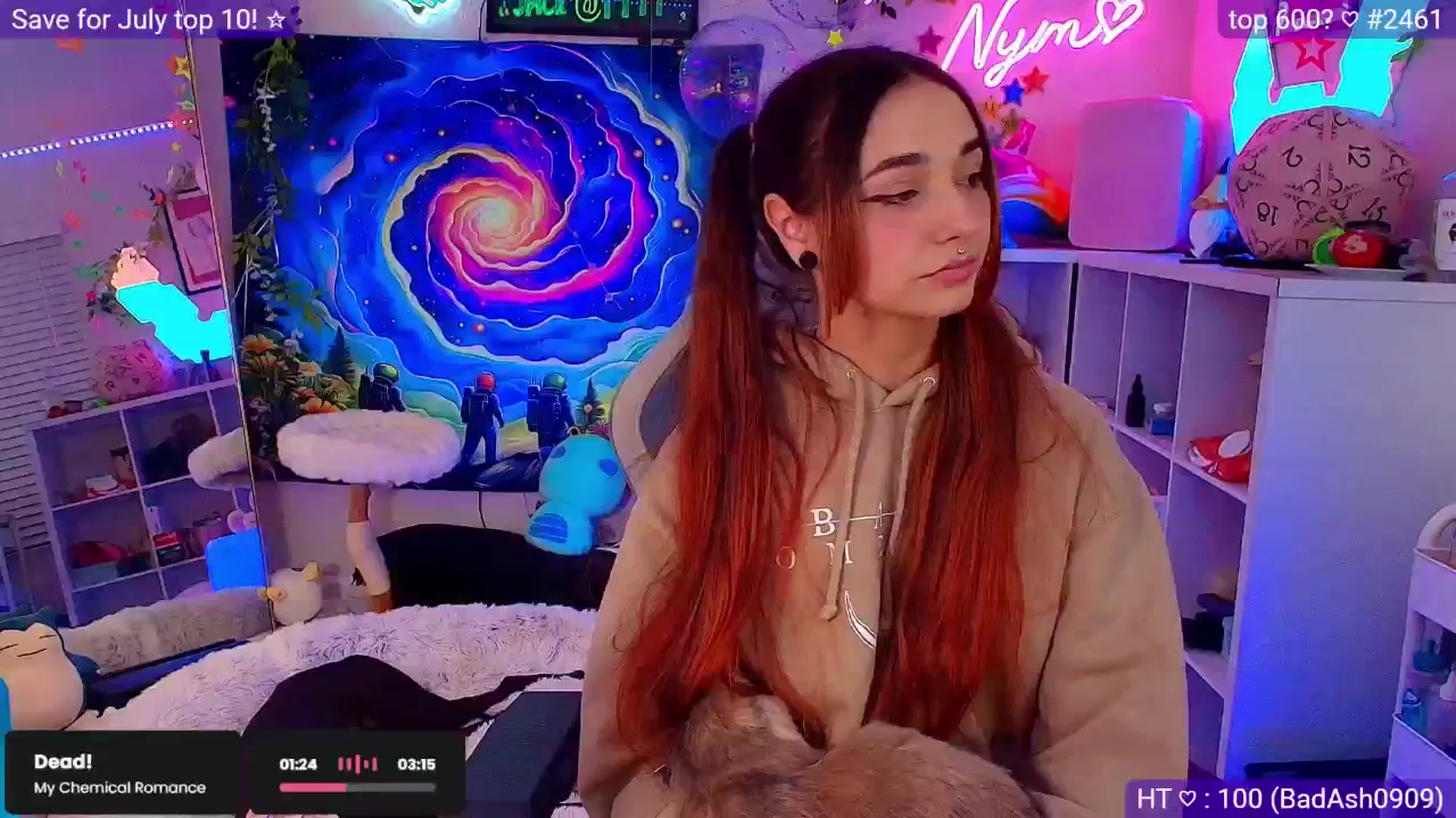 Gallery image thumbnail from Nym_x's myfreecams stream on, 06/14/2025, 04:20 image 4 of 20
