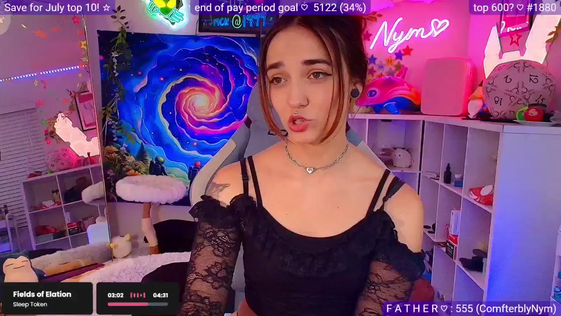 Gallery image thumbnail from Nym_x's myfreecams stream on, 06/16/2025, 04:18 image 18 of 20