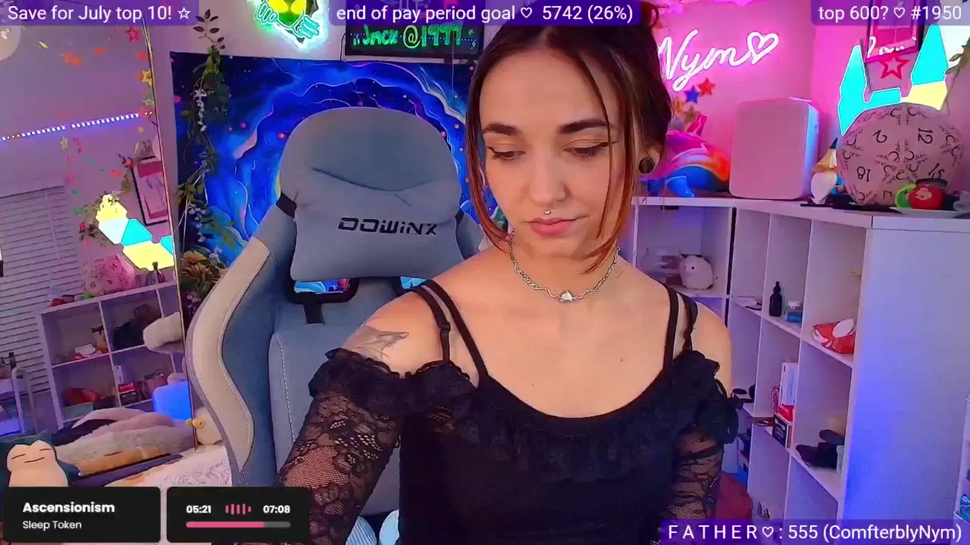 Gallery image thumbnail from Nym_x's myfreecams stream on, 06/16/2025, 04:18 image 12 of 20
