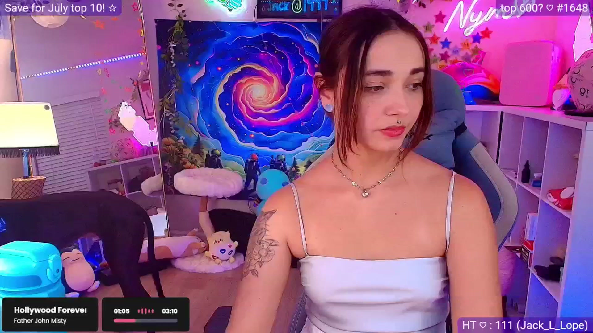 Gallery image thumbnail from Nym_x's myfreecams stream on, 06/22/2025, 04:23 image 10 of 20
