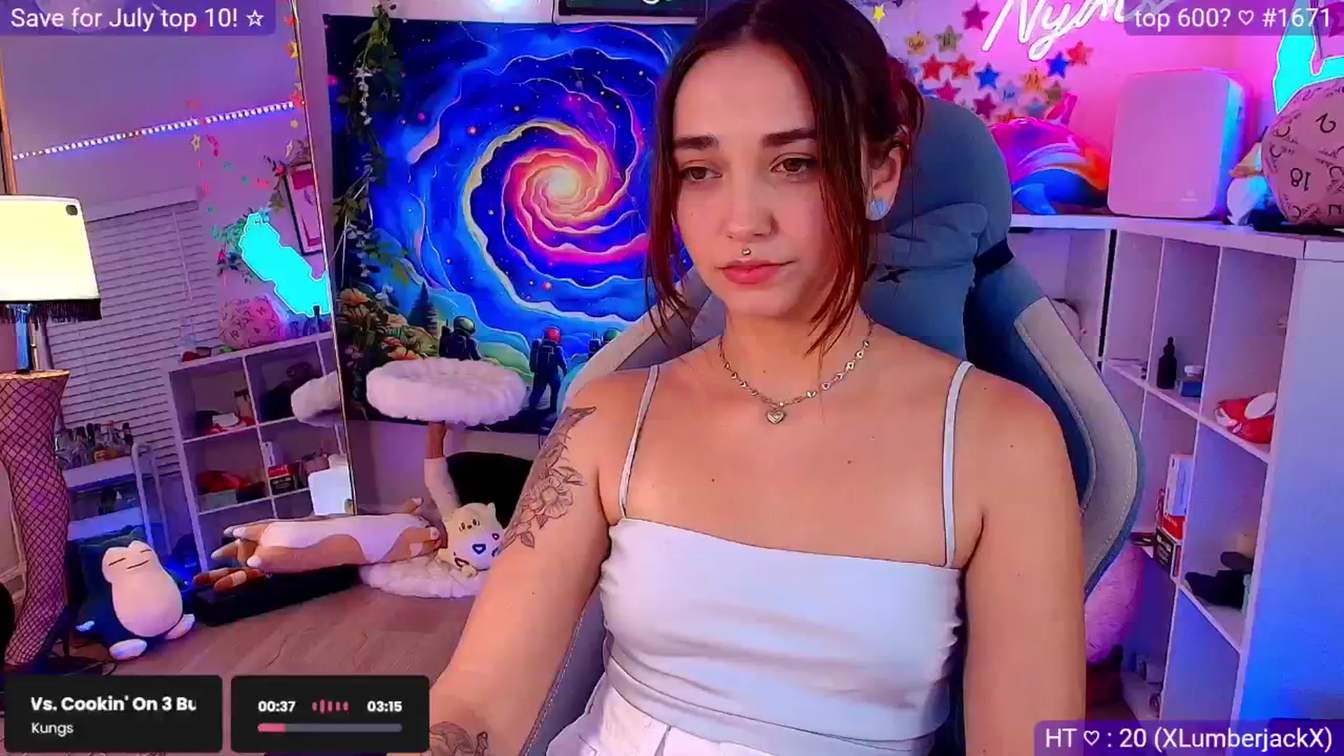 Gallery image thumbnail from Nym_x's myfreecams stream on, 06/22/2025, 04:23 image 6 of 20