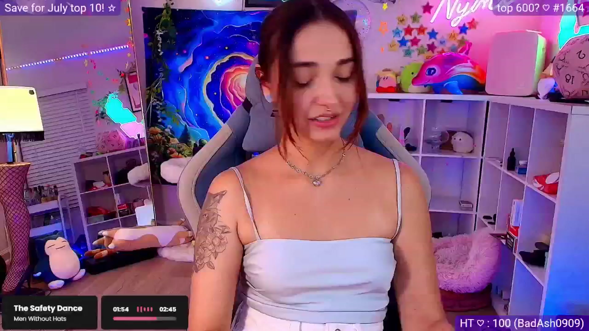 Gallery image thumbnail from Nym_x's myfreecams stream on, 06/22/2025, 04:23 image 7 of 20