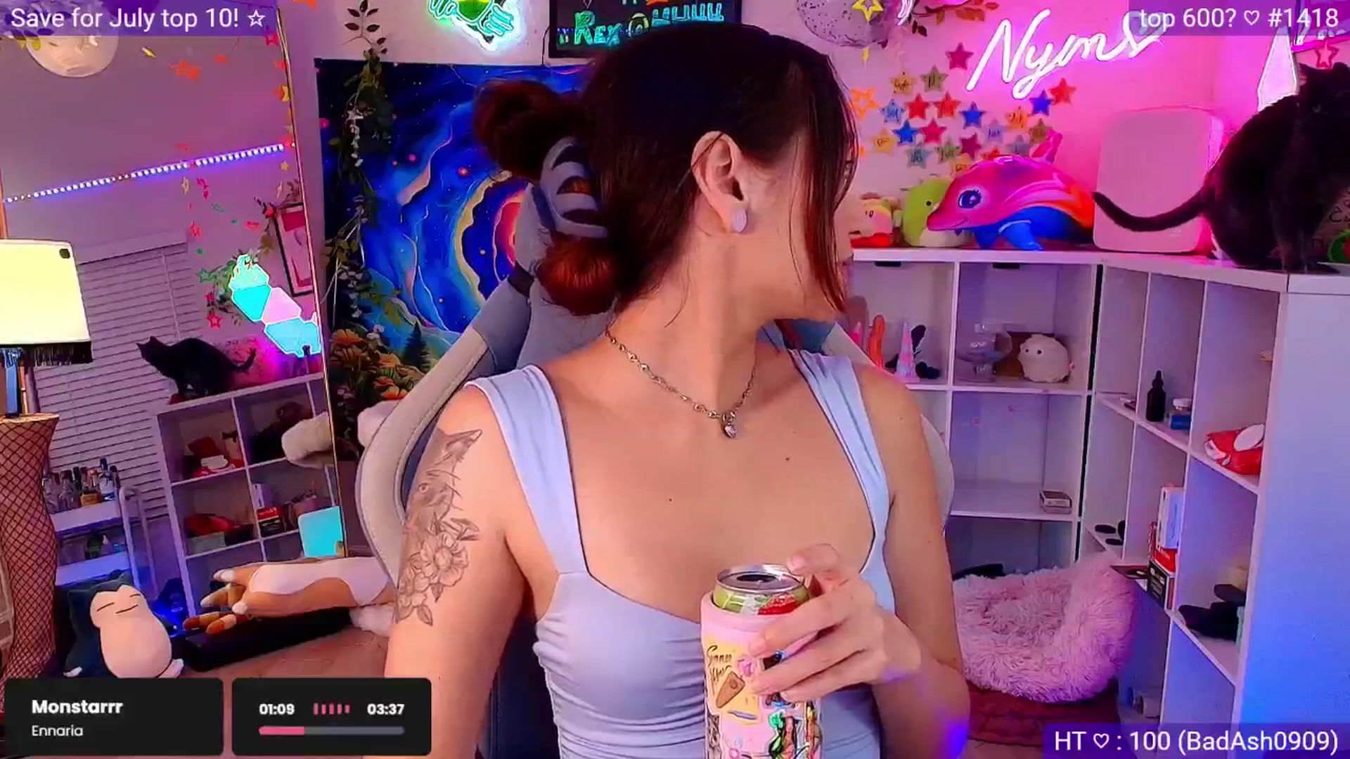 Gallery image thumbnail from Nym_x's myfreecams stream on, 06/23/2025, 04:12 image 4 of 20