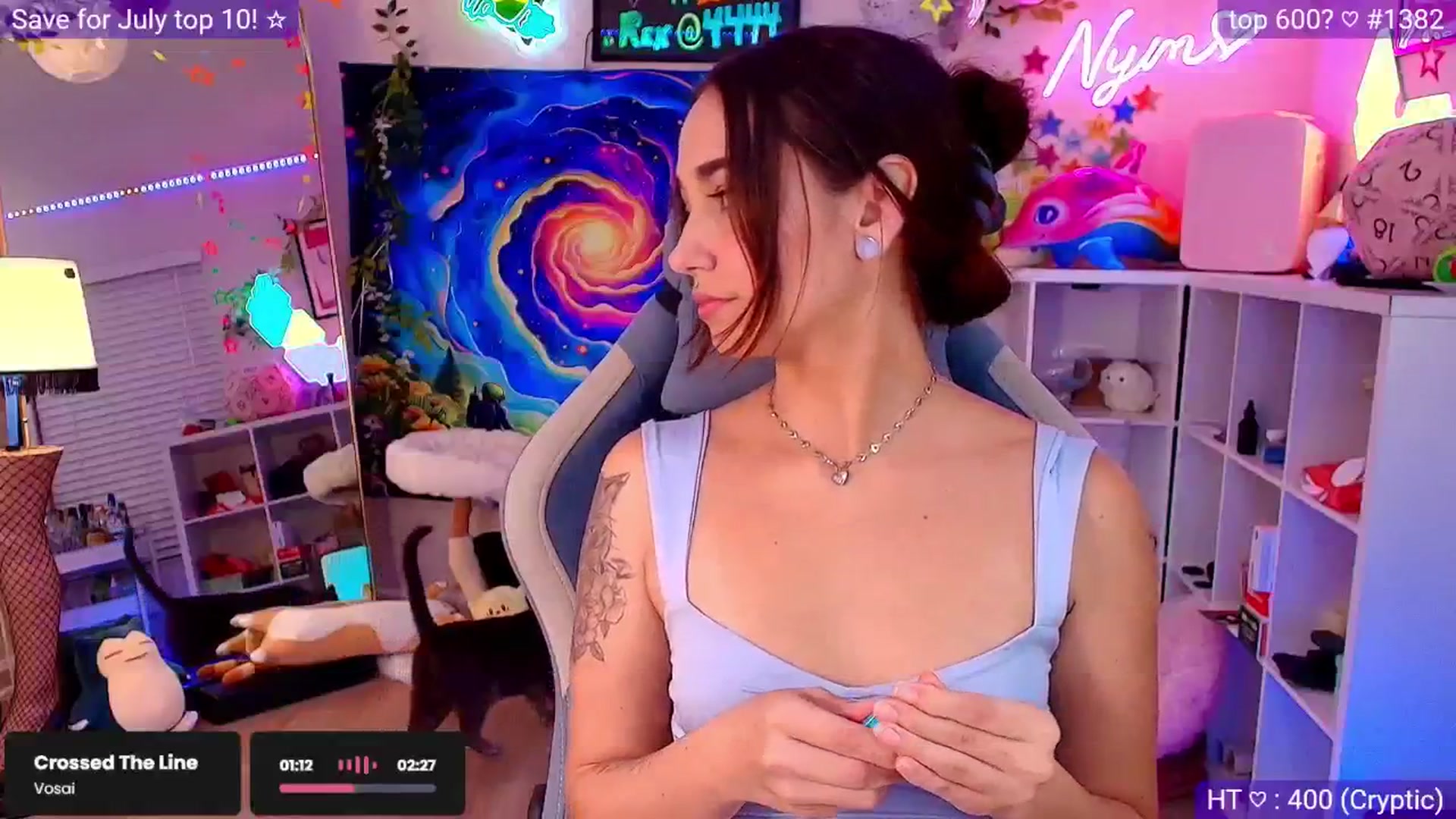 Gallery image thumbnail from Nym_x's myfreecams stream on, 06/23/2025, 04:12 image 7 of 20