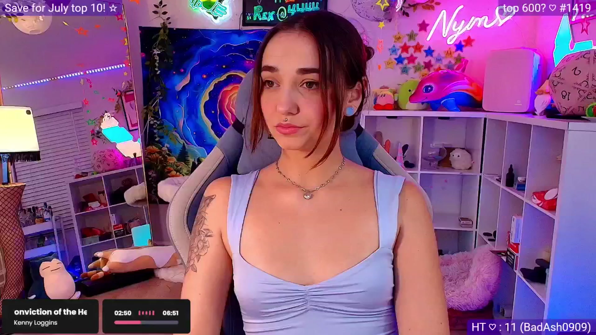Gallery image thumbnail from Nym_x's myfreecams stream on, 06/23/2025, 04:12 image 1 of 20