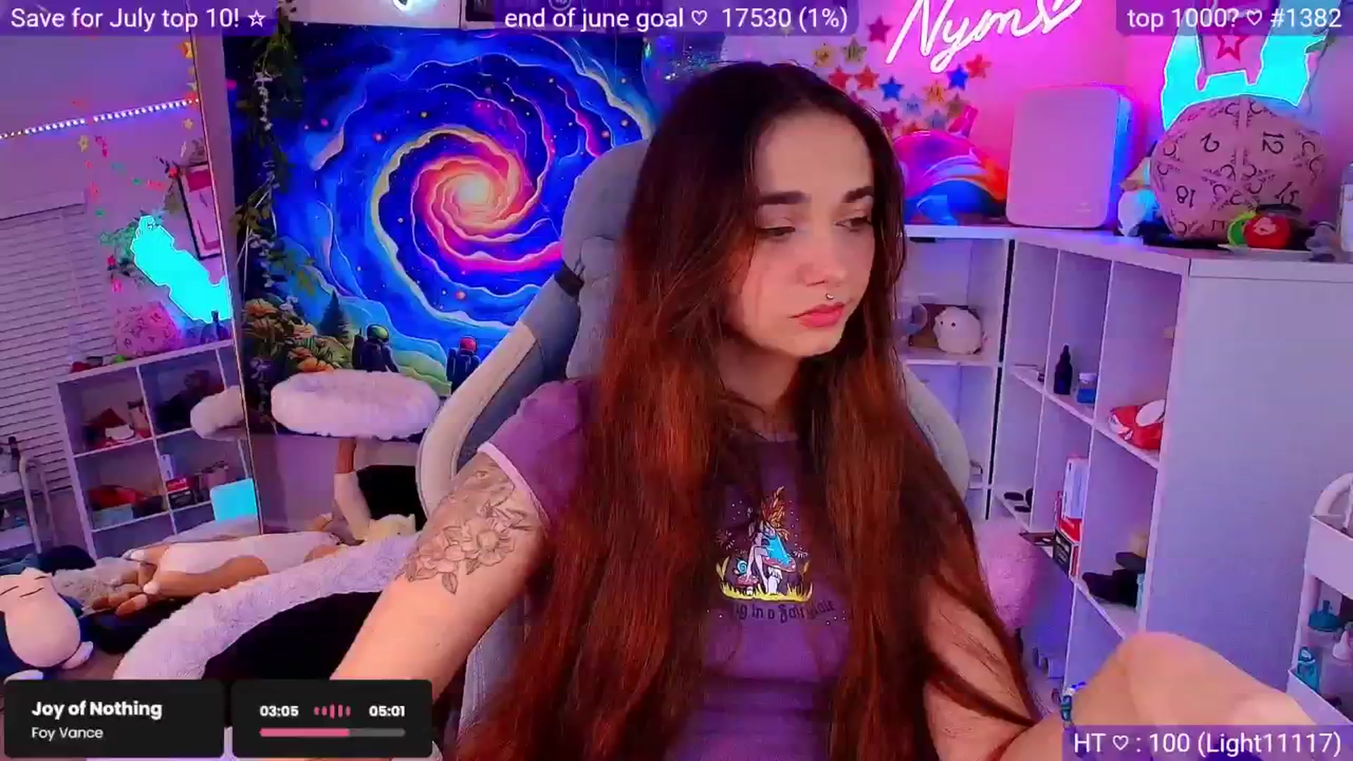 Gallery image thumbnail from Nym_x's myfreecams stream on, 06/26/2025, 04:11 image 5 of 20