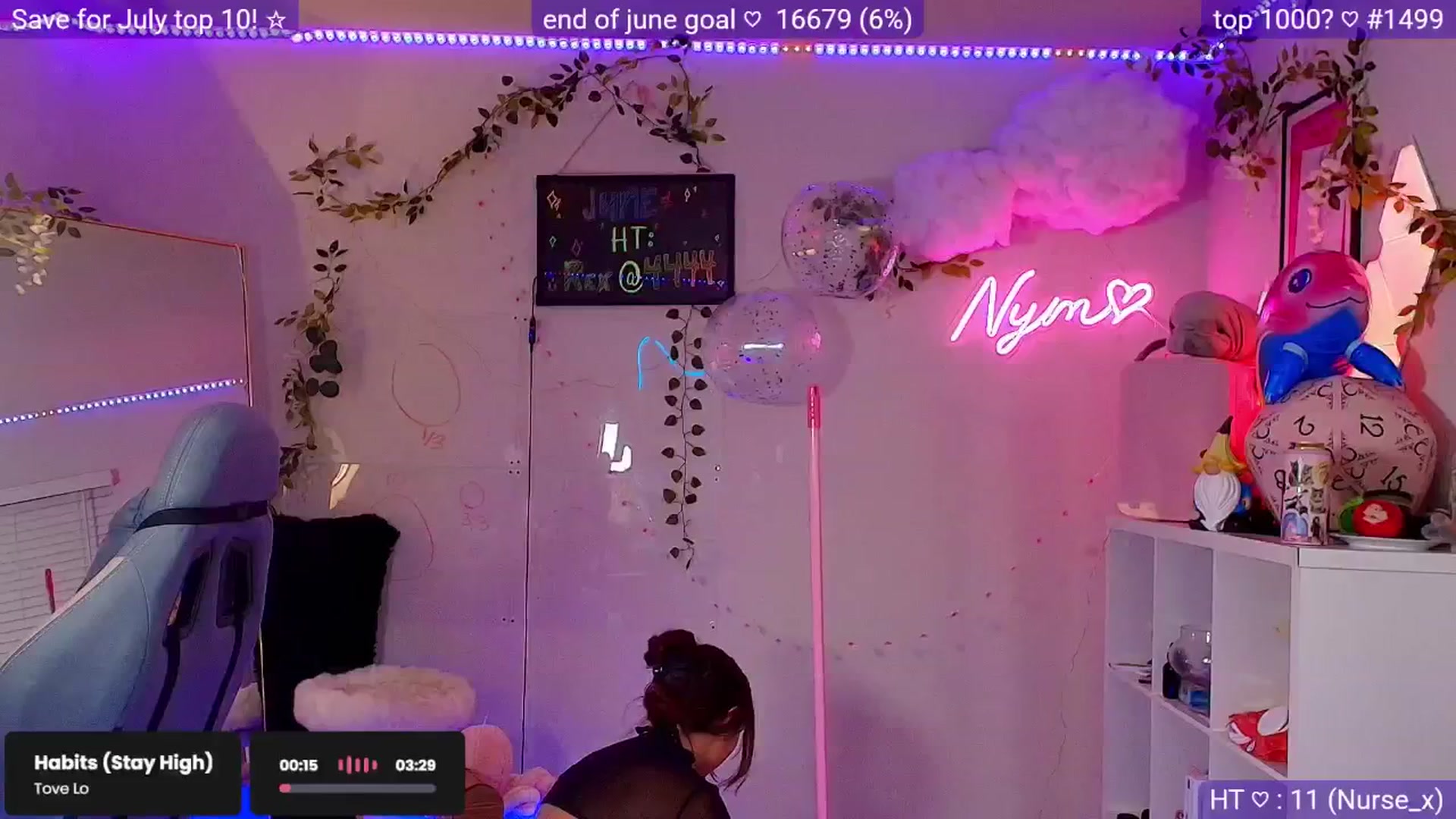 Gallery image thumbnail from Nym_x's myfreecams stream on, 06/29/2025, 03:47 image 2 of 20