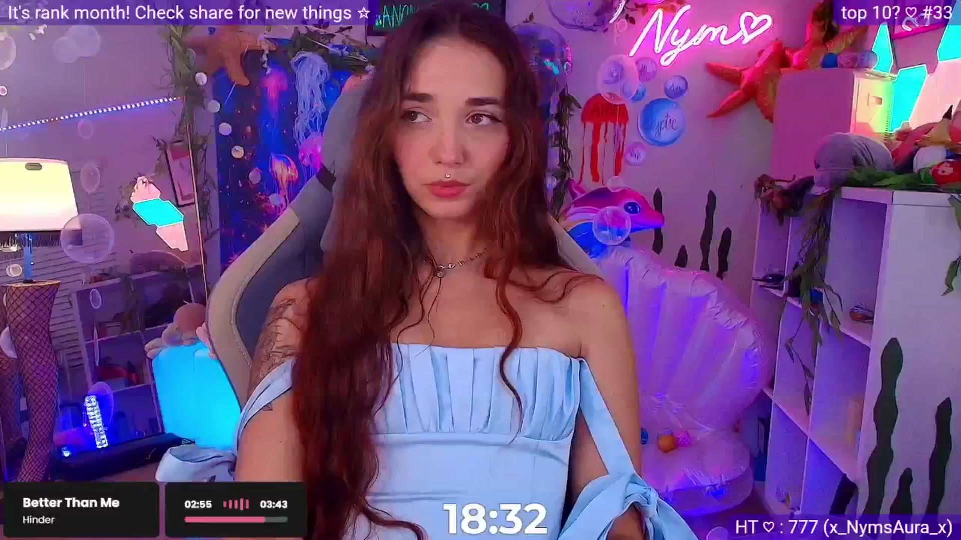 Gallery image thumbnail from Nym_x's myfreecams stream on, 07/02/2025, 04:09 image 14 of 20