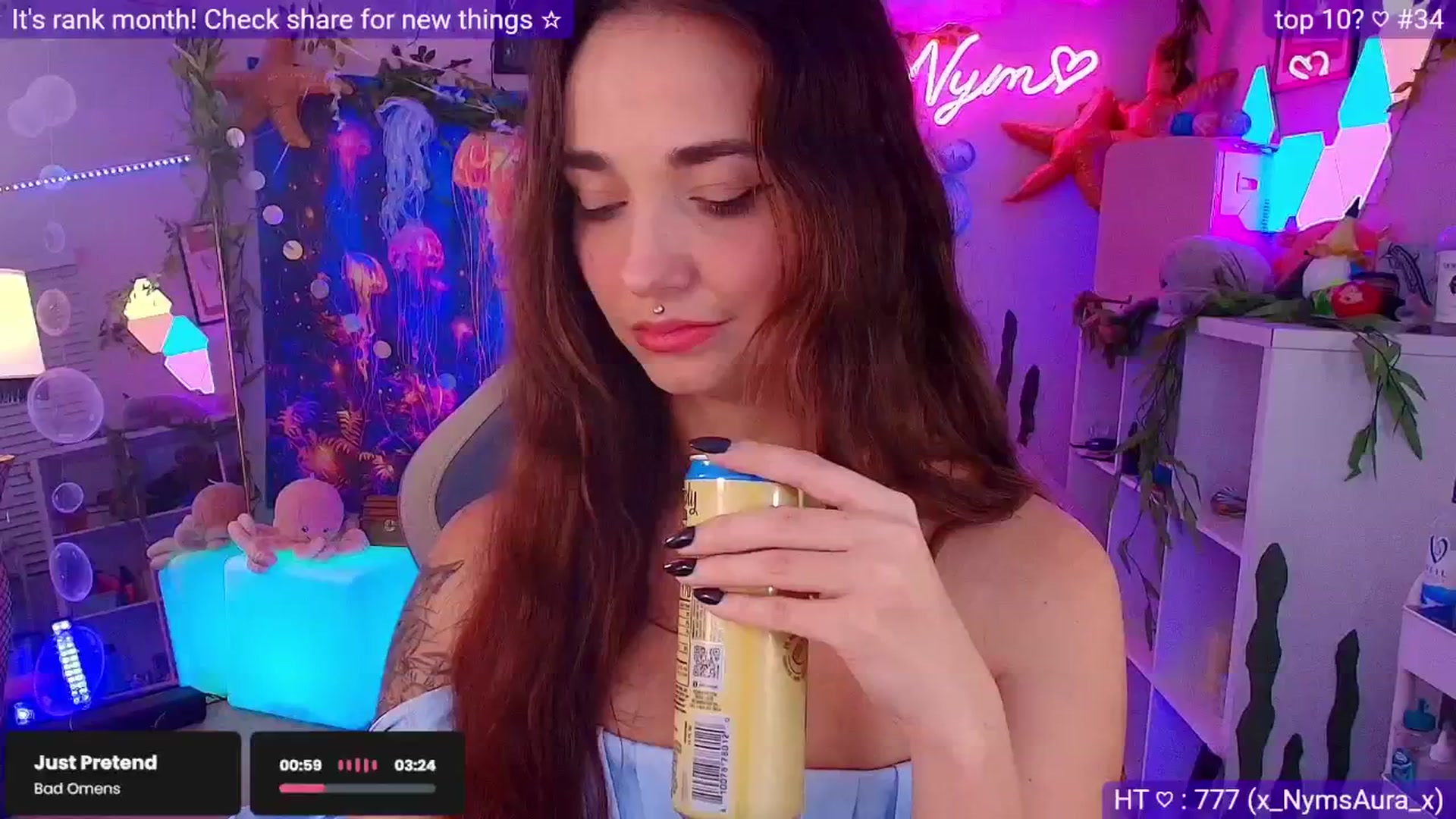 Gallery image thumbnail from Nym_x's myfreecams stream on, 07/02/2025, 04:09 image 9 of 20