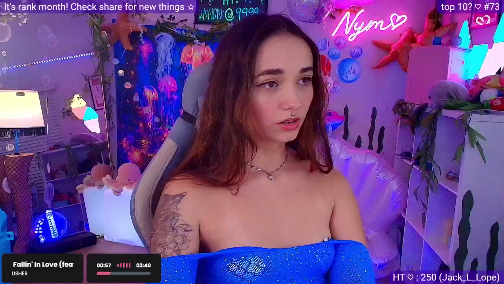 Gallery image thumbnail from Nym_x's myfreecams stream on, 07/03/2025, 04:08 image 5 of 20