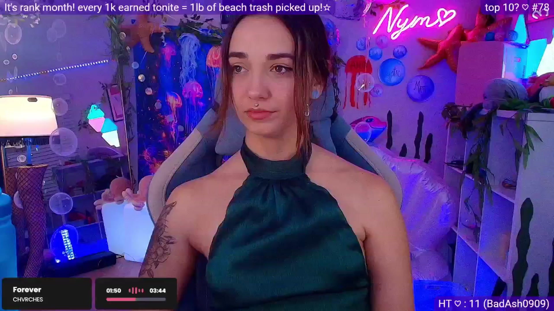 Gallery image thumbnail from Nym_x's myfreecams stream on, 07/04/2025, 03:01 image 9 of 20