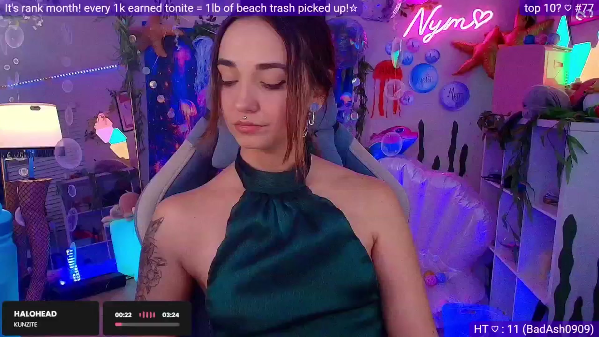 Gallery image thumbnail from Nym_x's myfreecams stream on, 07/04/2025, 03:01 image 5 of 20