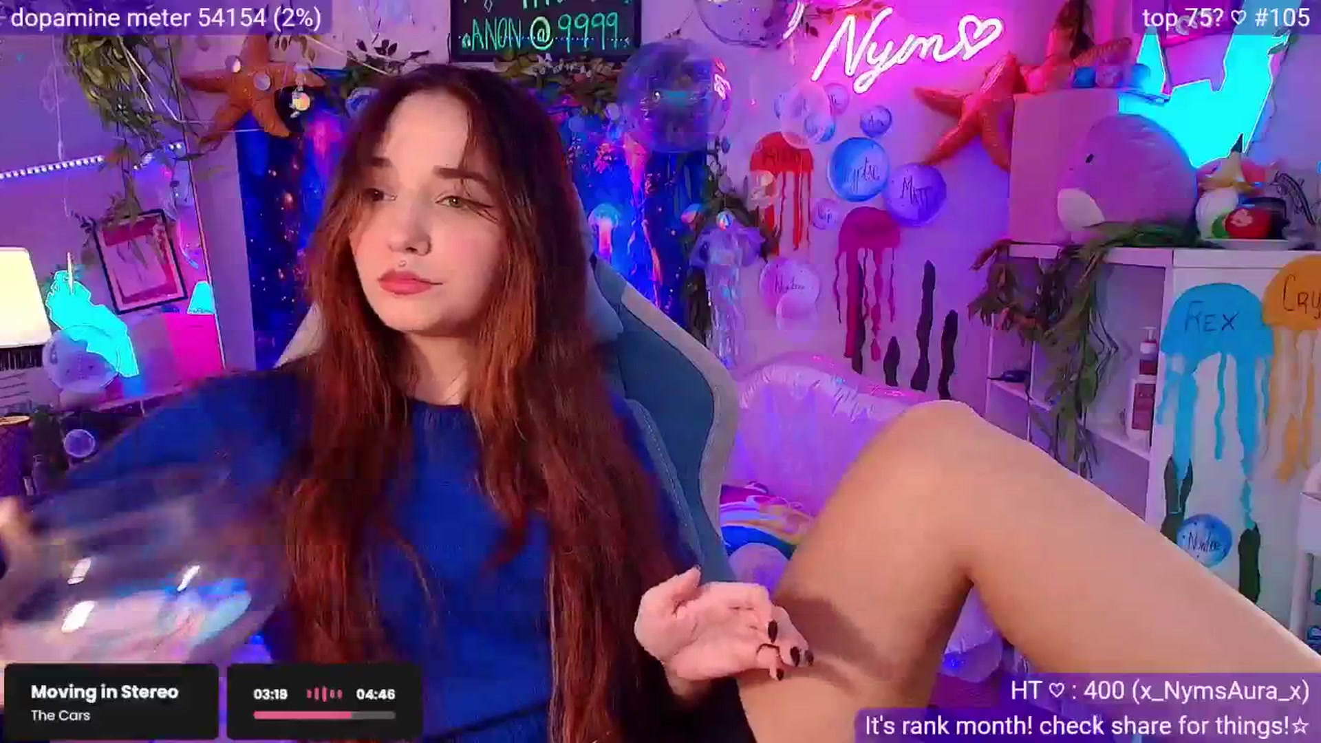 Gallery image thumbnail from Nym_x's myfreecams stream on, 07/23/2025, 04:22 image 15 of 20