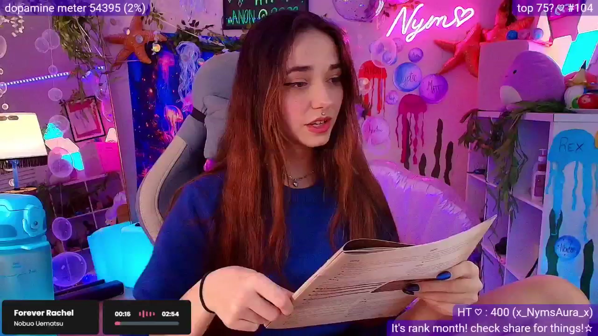 Gallery image thumbnail from Nym_x's myfreecams stream on, 07/23/2025, 04:22 image 7 of 20