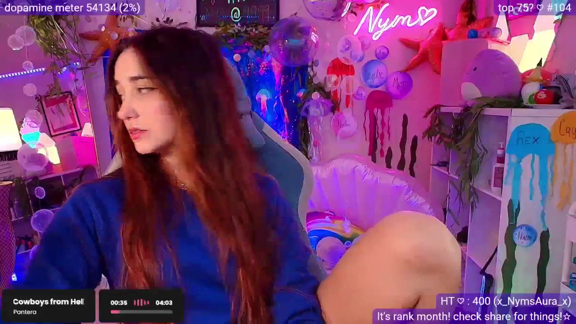 Gallery image thumbnail from Nym_x's myfreecams stream on, 07/23/2025, 04:22 image 16 of 20